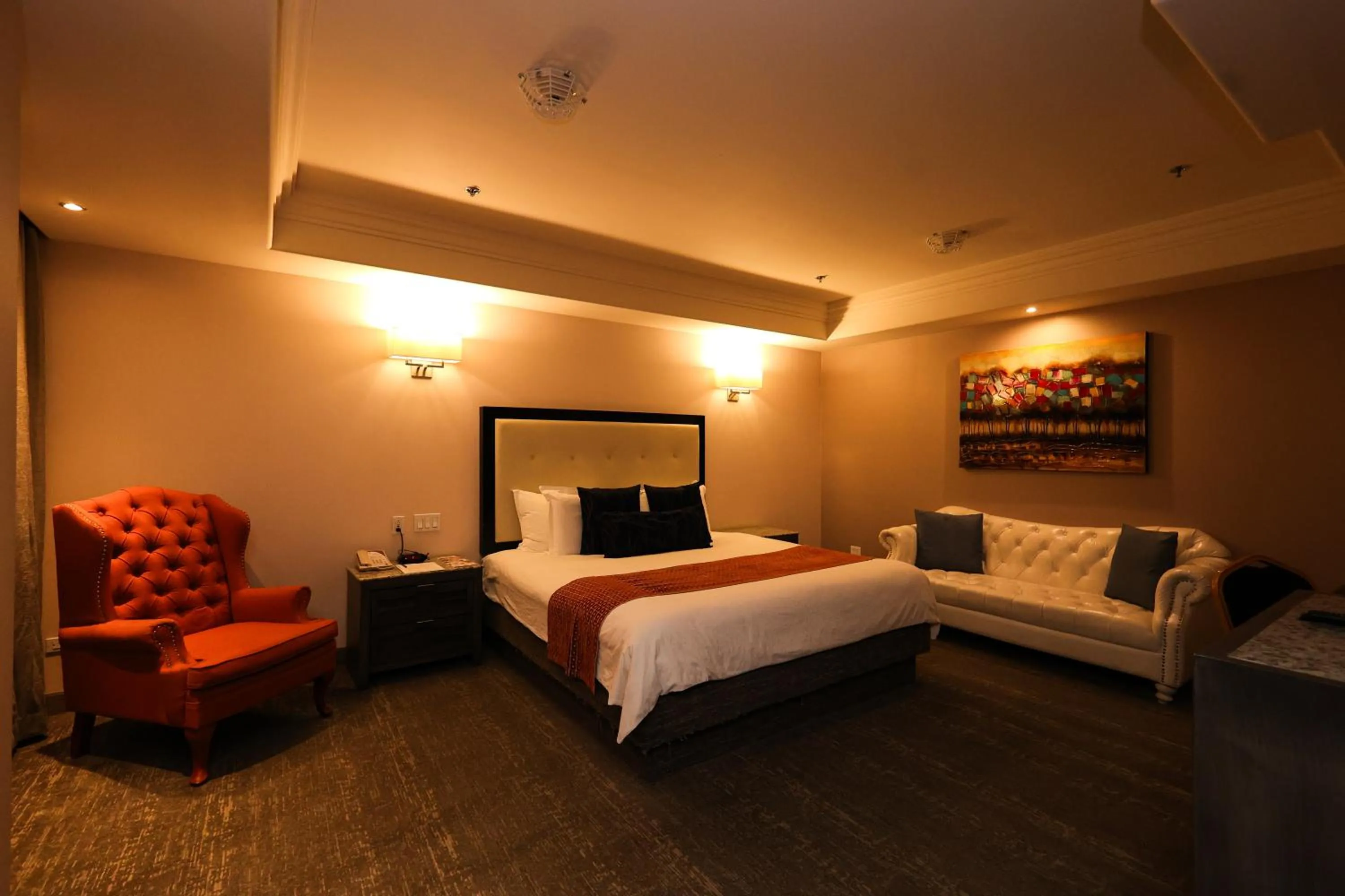 Bed in Hotel Ticuán