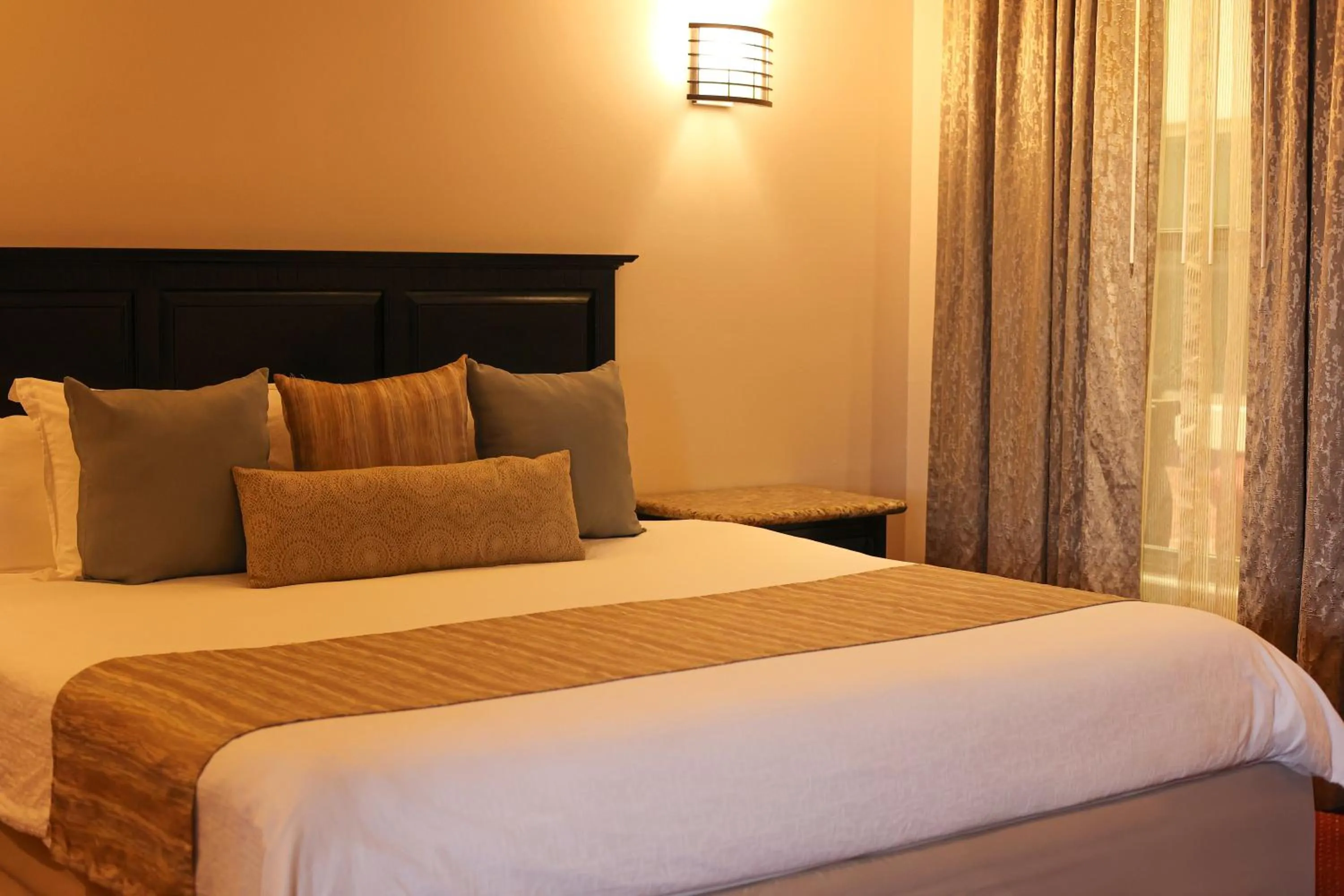 Bed in Hotel Ticuán