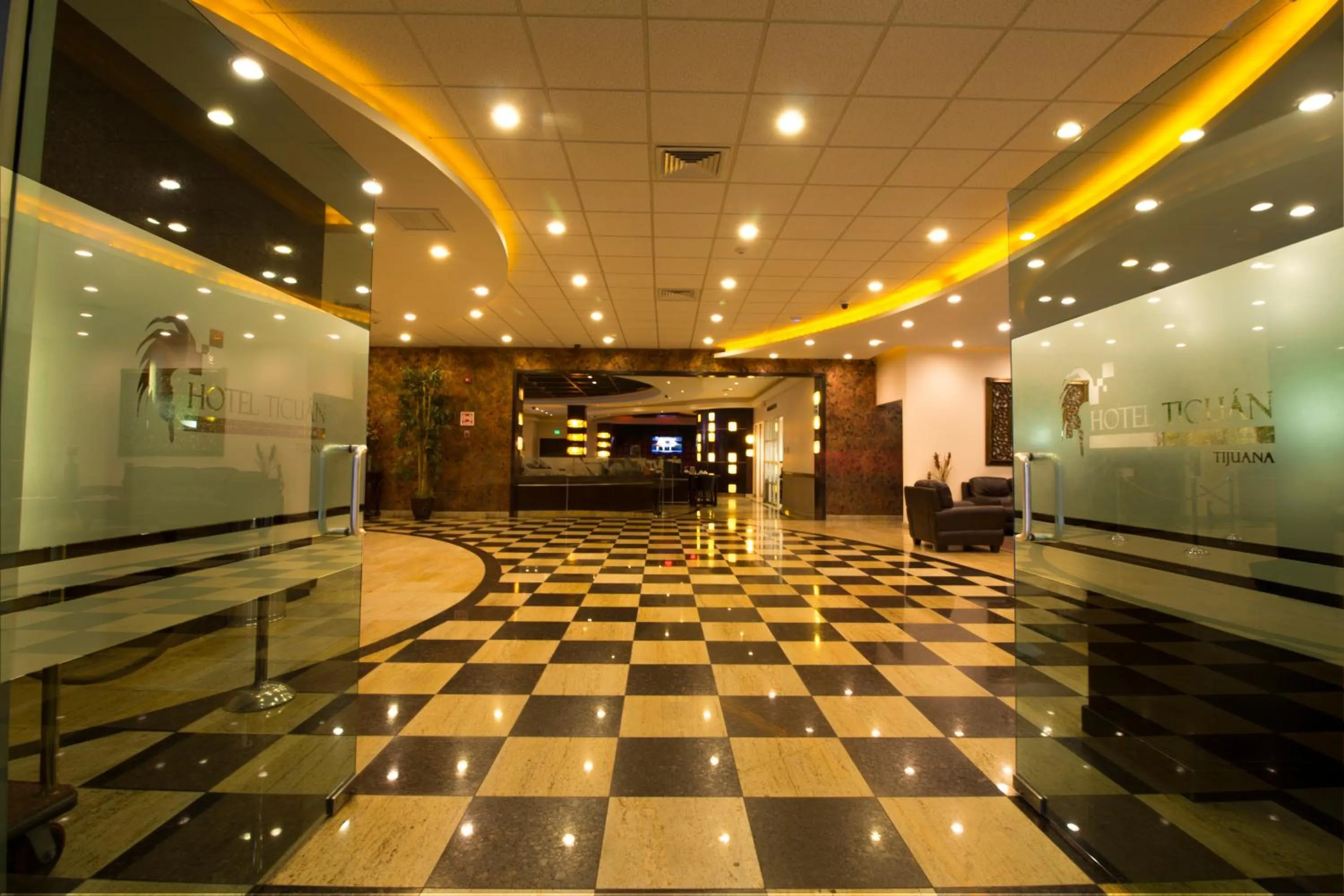 Lobby or reception in Hotel Ticuán