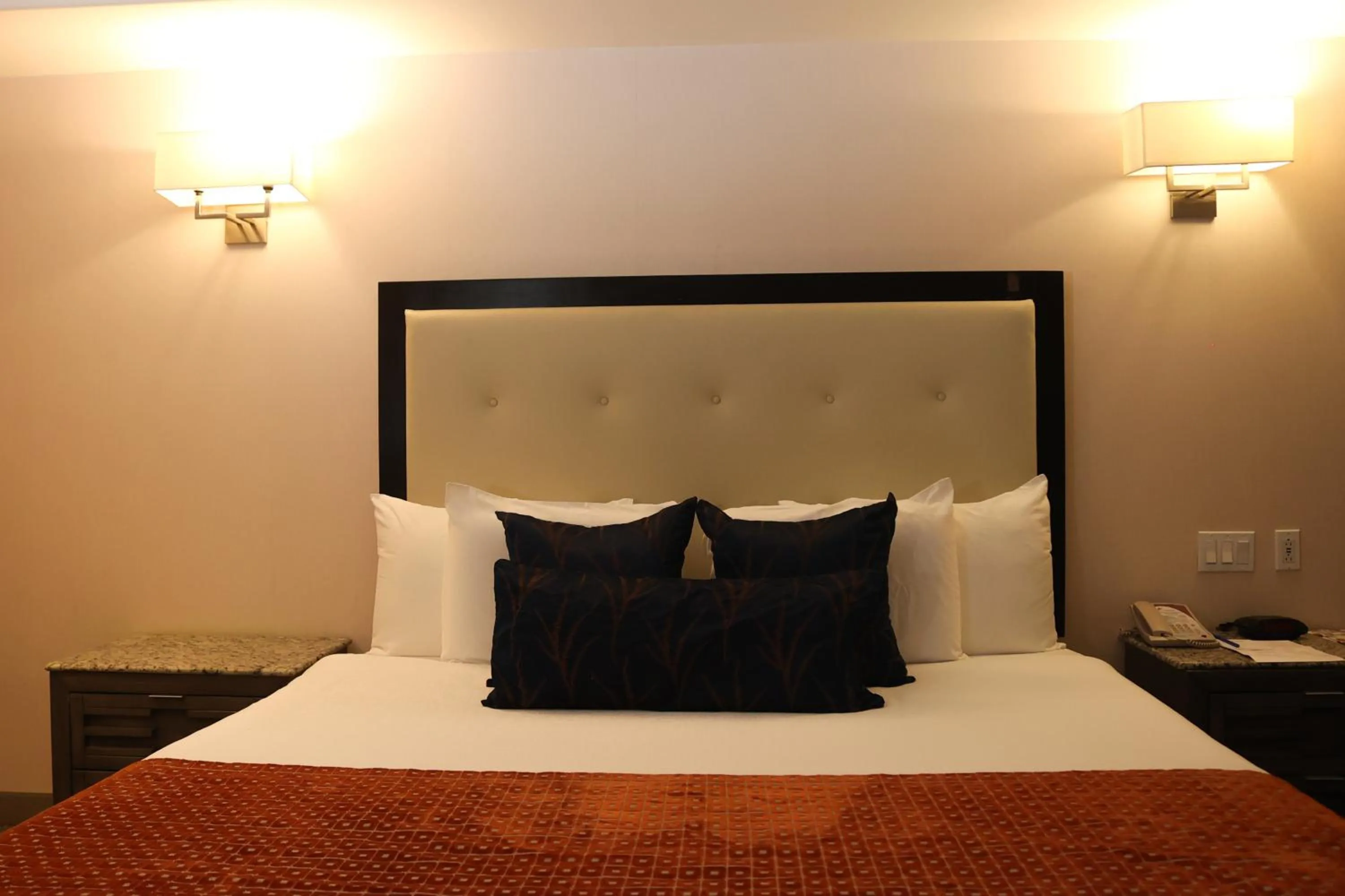 Bed in Hotel Ticuán