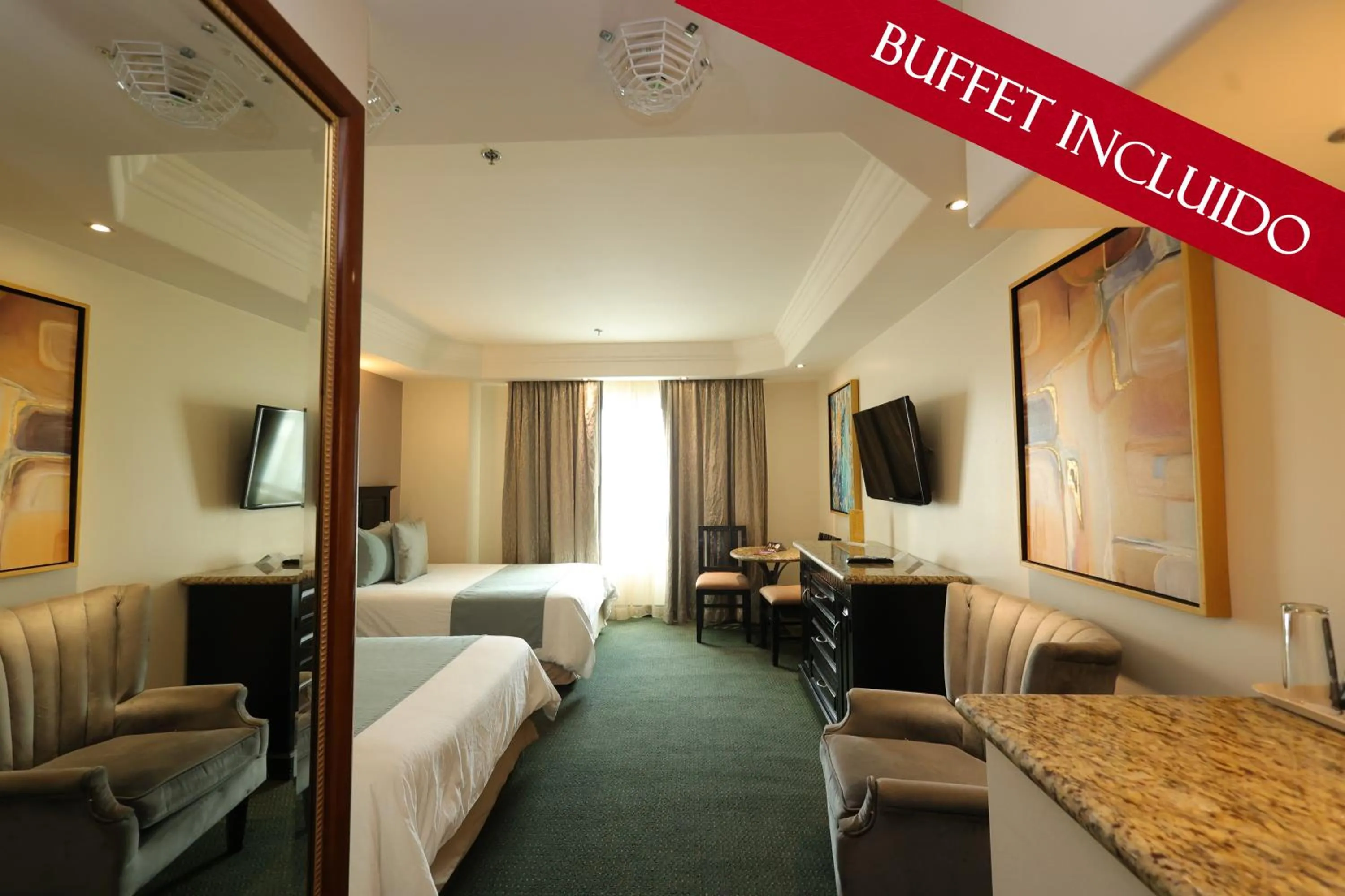 Bed in Hotel Ticuán