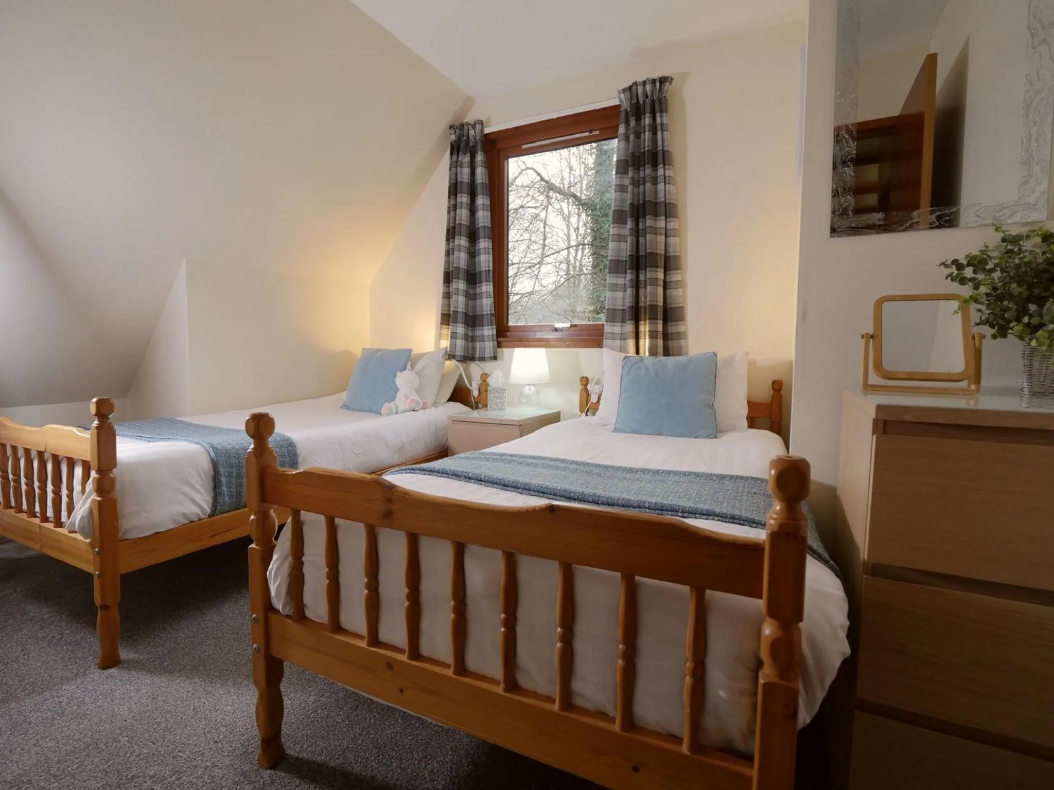 Bed in Ericht Holiday Lodges