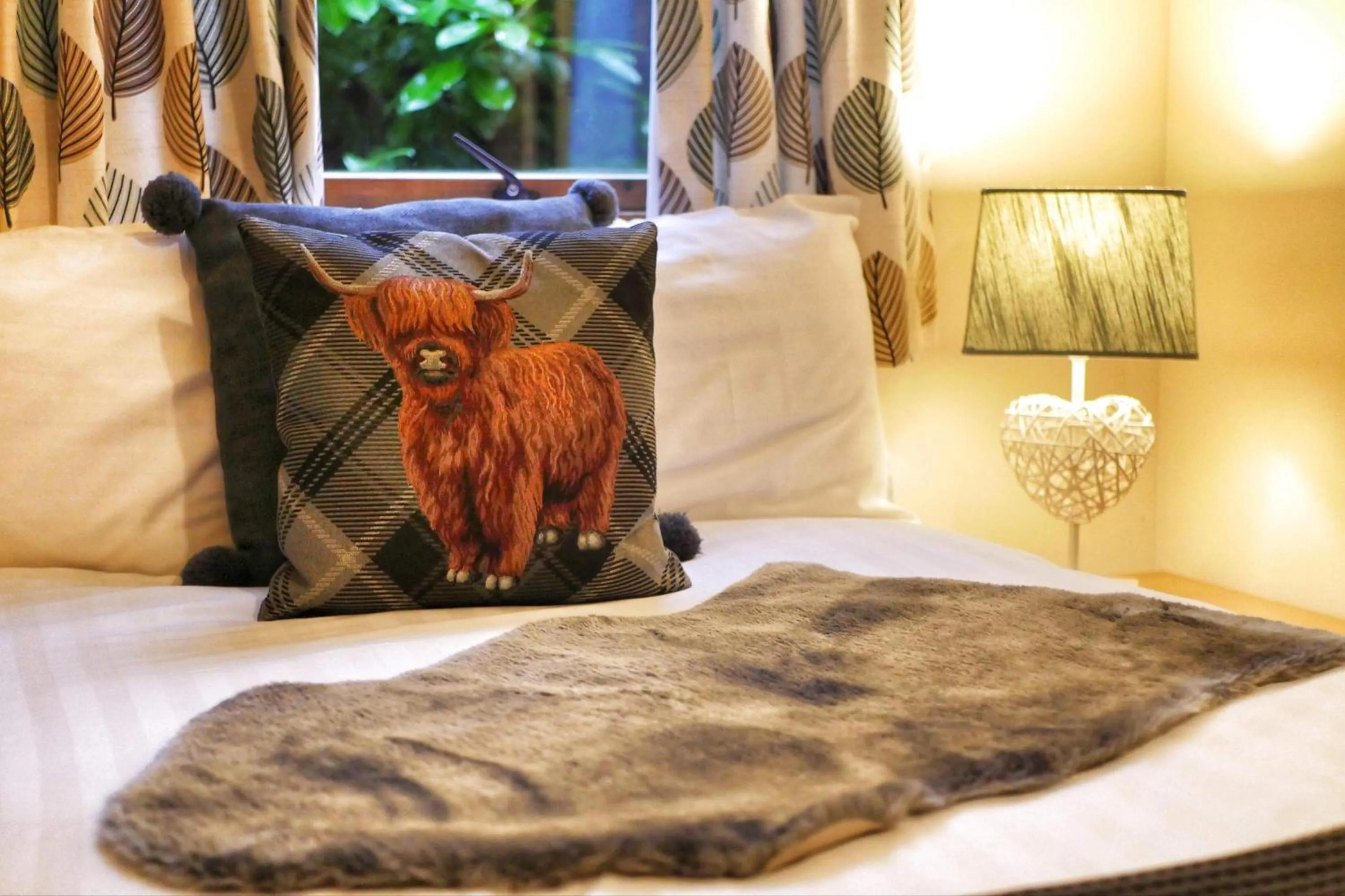 Bed in Ericht Holiday Lodges