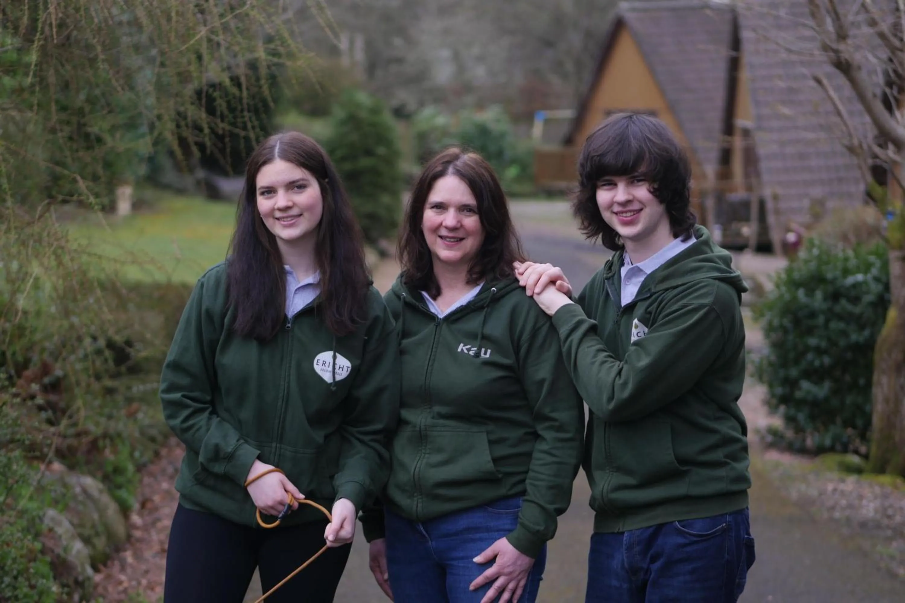 People in Ericht Holiday Lodges
