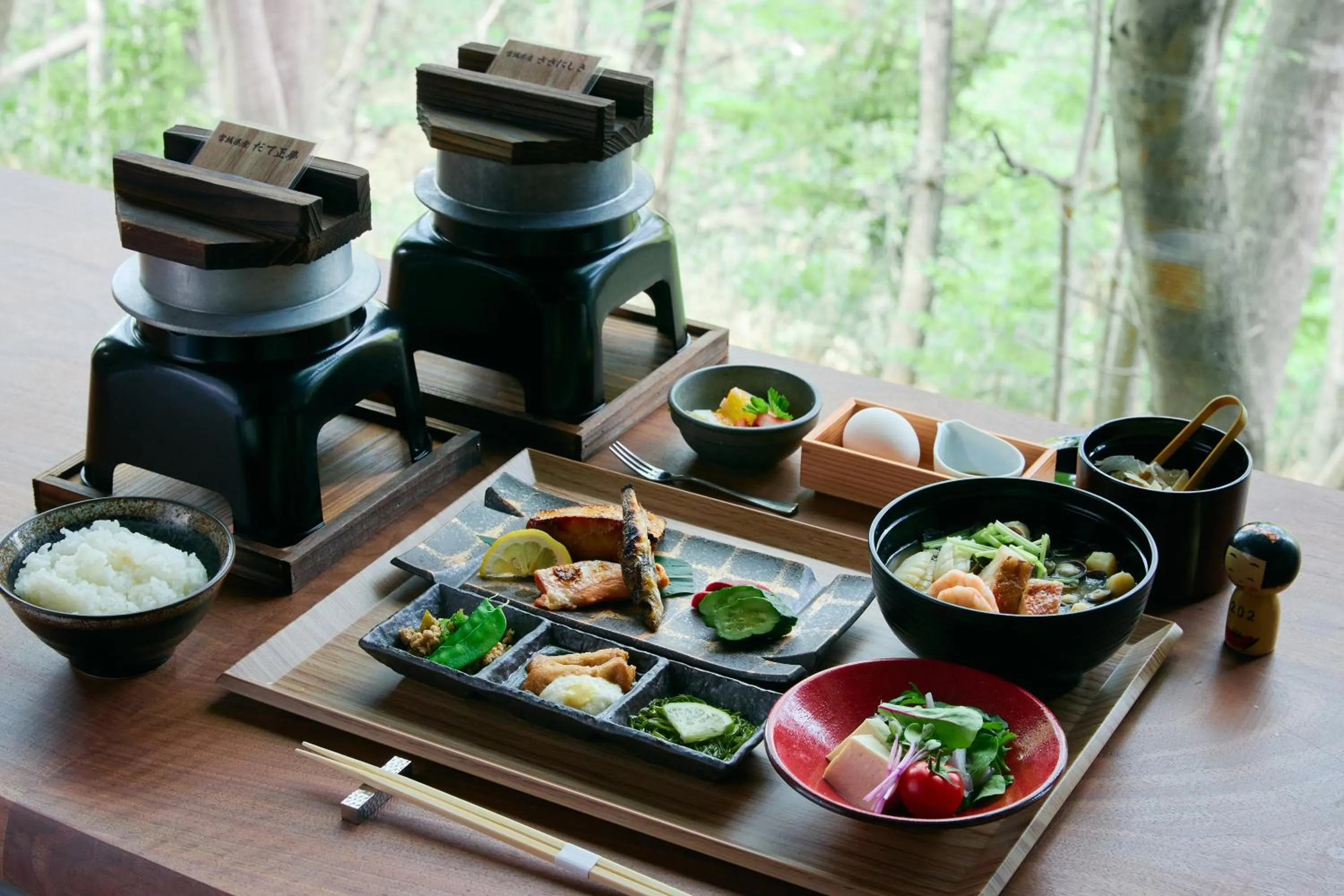 Breakfast in Akiu Fuga