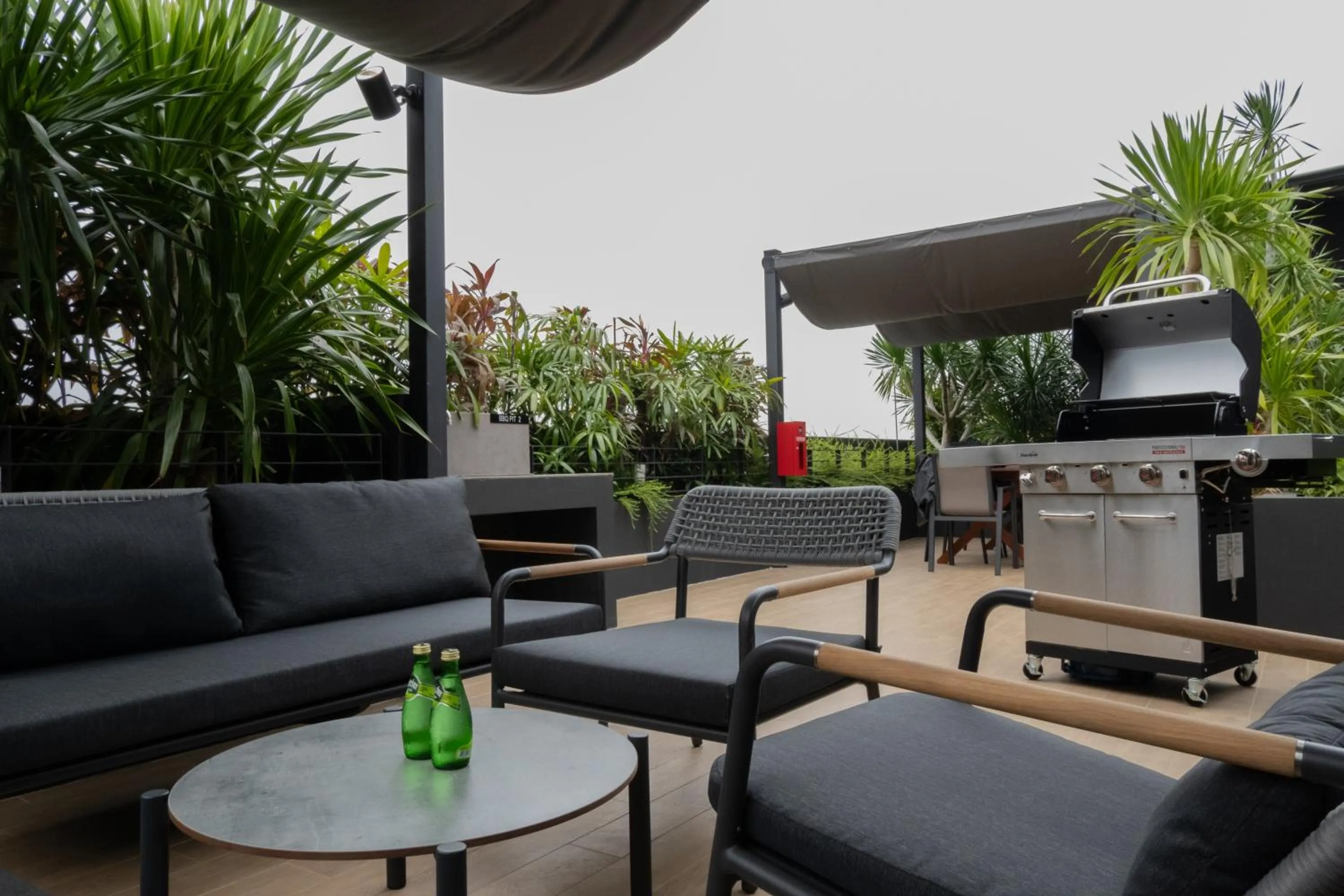 BBQ facilities in VicHaus Serviced Apartment