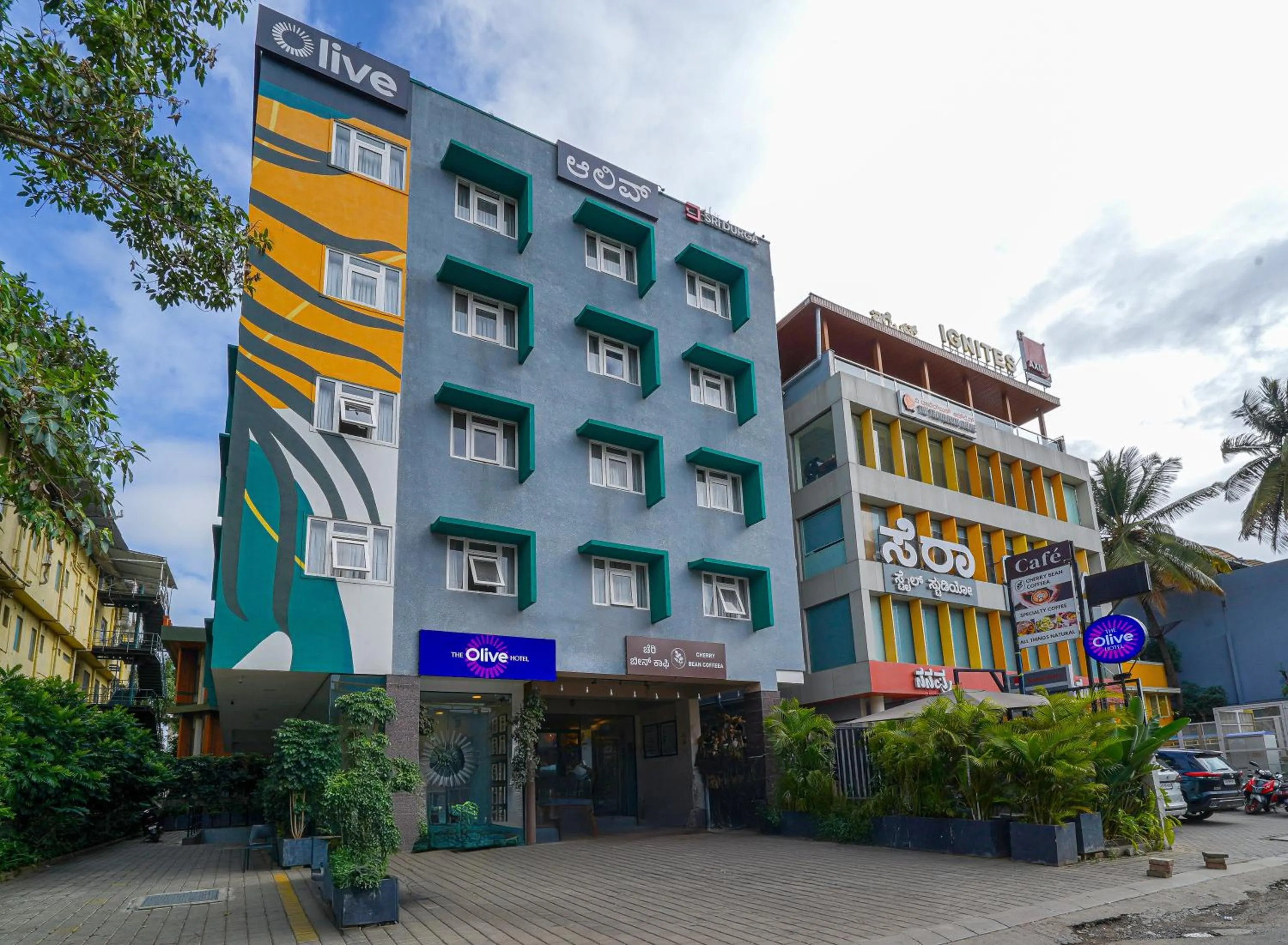 Property building in Olive Hotel JP Nagar by Embassy Group