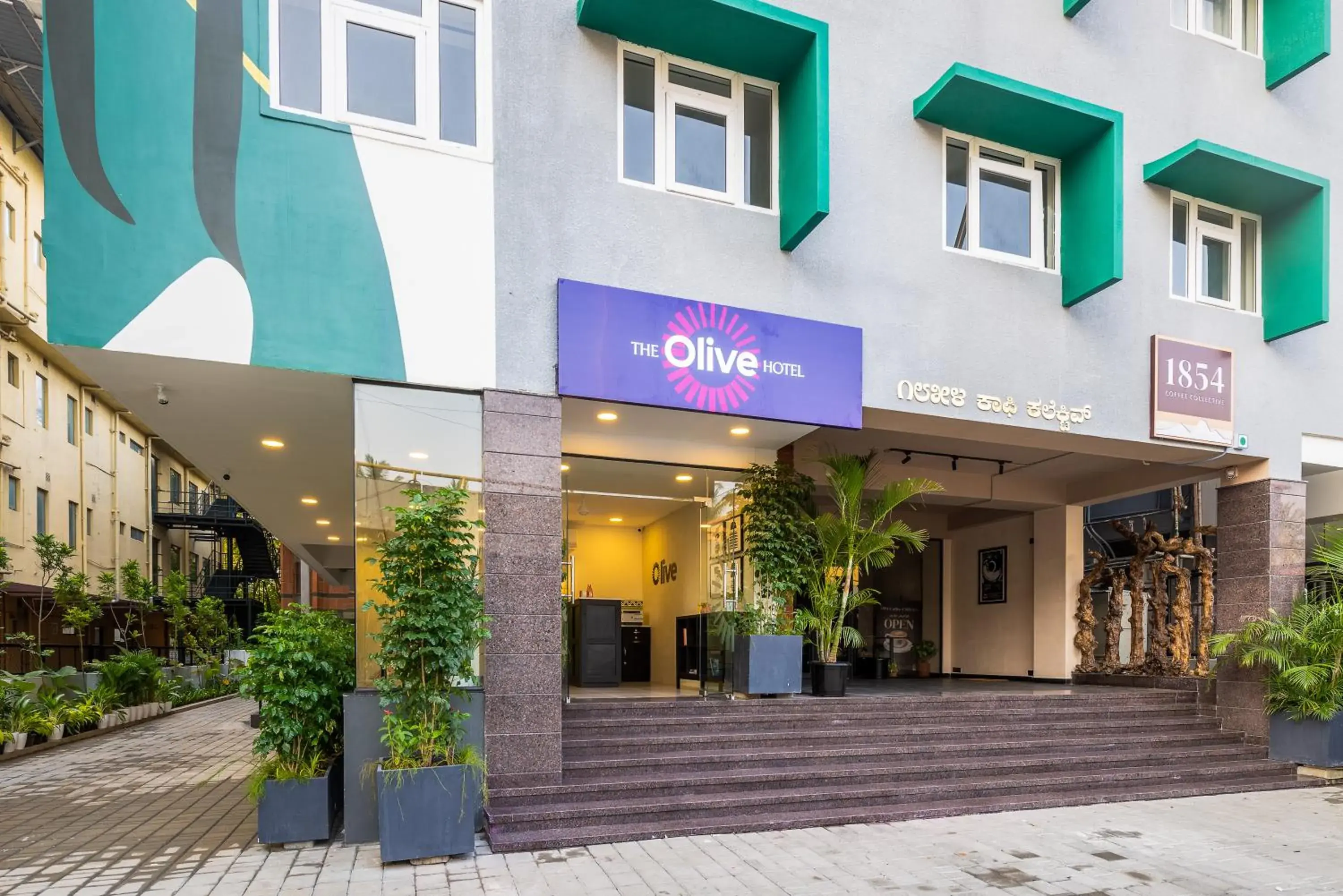 Facade/entrance in Olive Hotel JP Nagar by Embassy Group Facade/entrance in Olive Hotel JP Nagar by Embassy Group