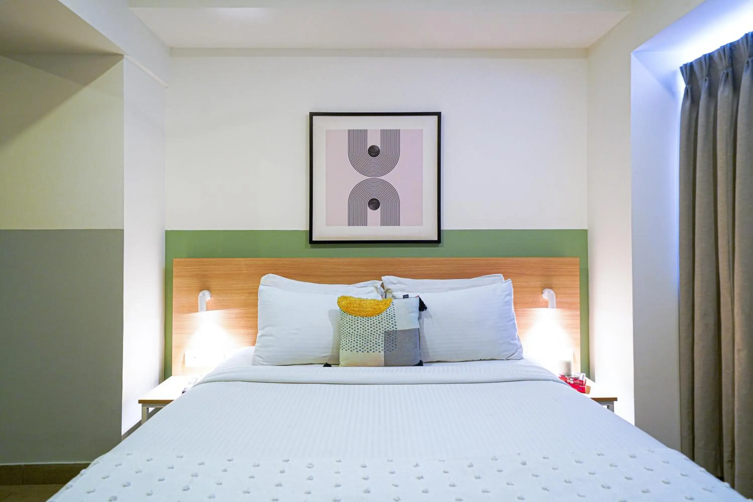 Bed in Olive Hotel JP Nagar by Embassy Group Bed in Olive Hotel JP Nagar by Embassy Group