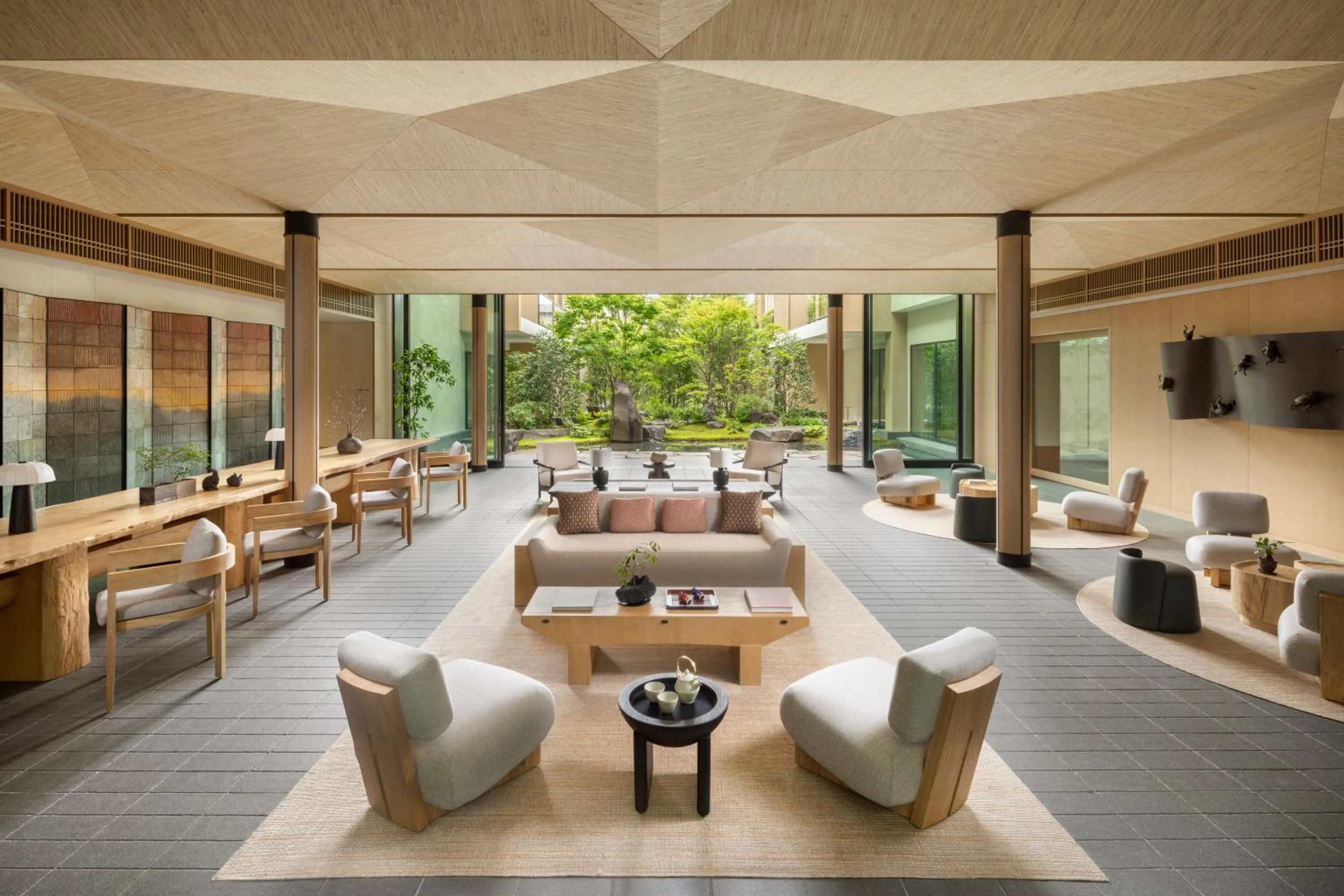 Lobby or reception in Six Senses Kyoto