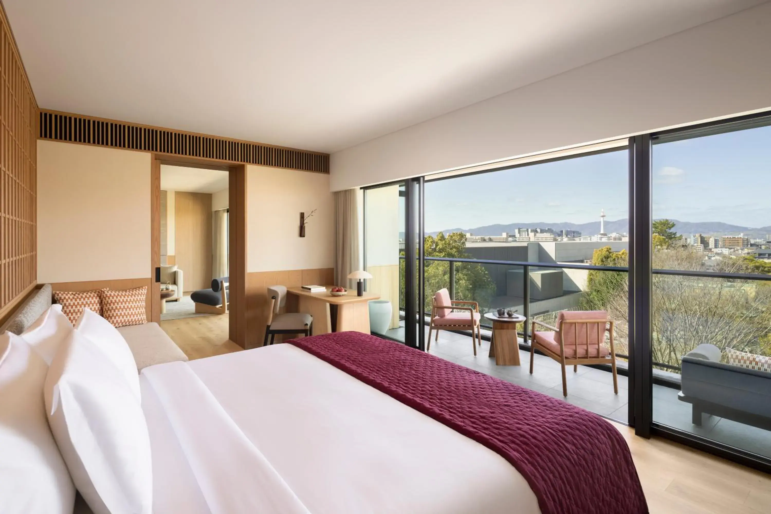 Bed in Six Senses Kyoto Bed in Six Senses Kyoto