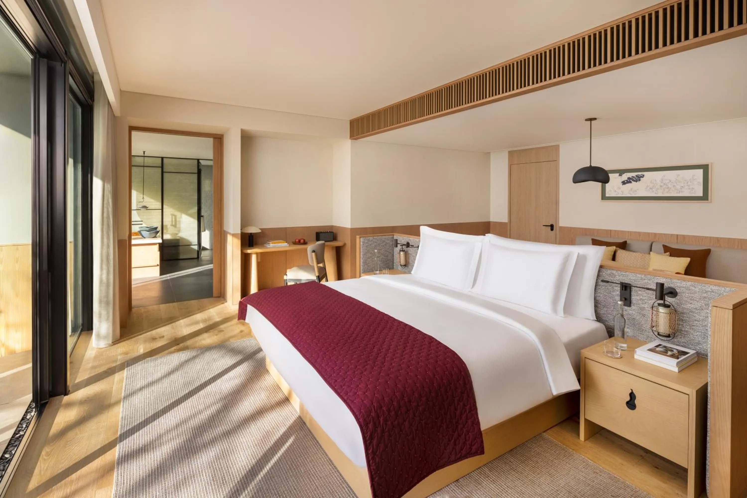 Bed in Six Senses Kyoto
