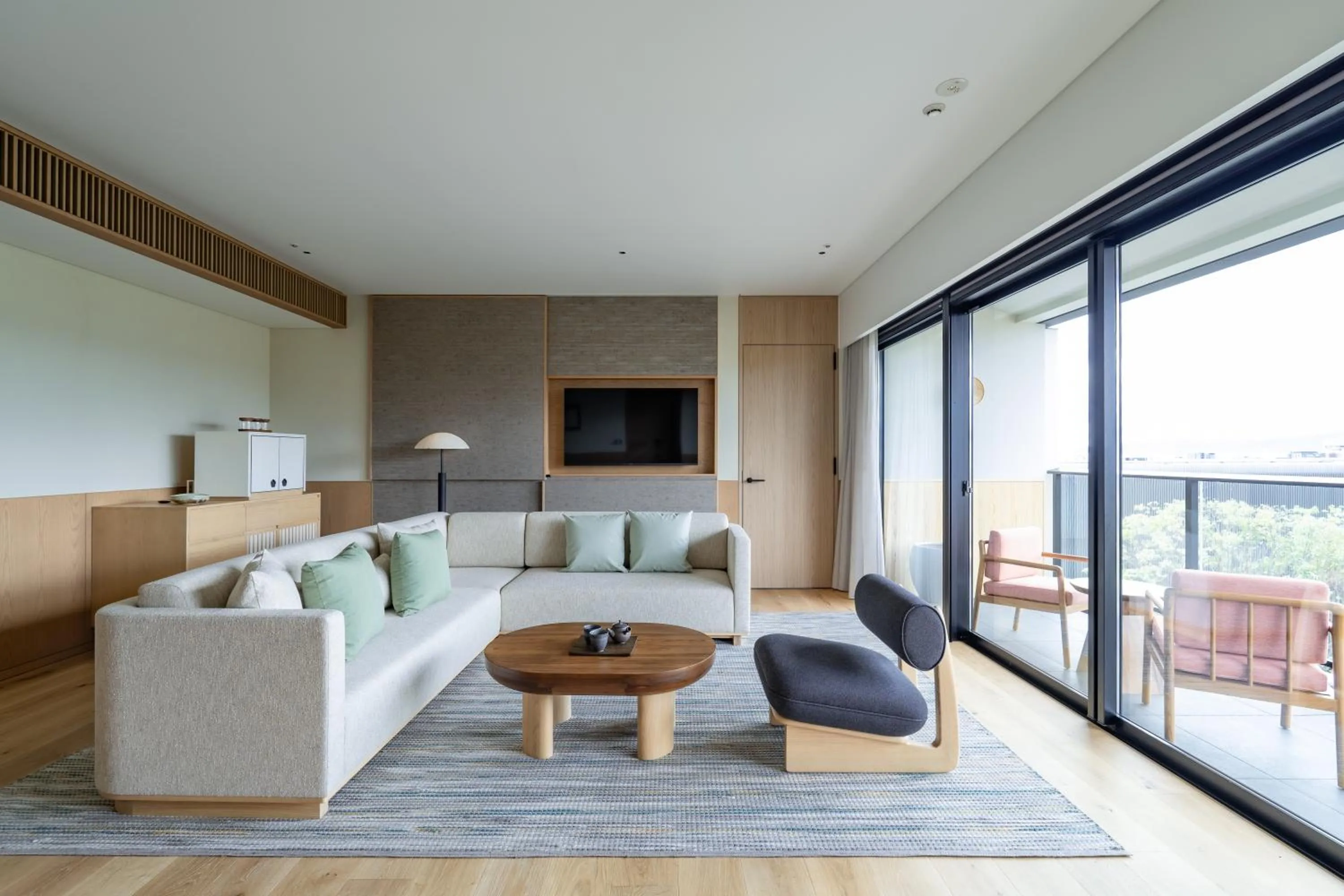 Living room in Six Senses Kyoto
