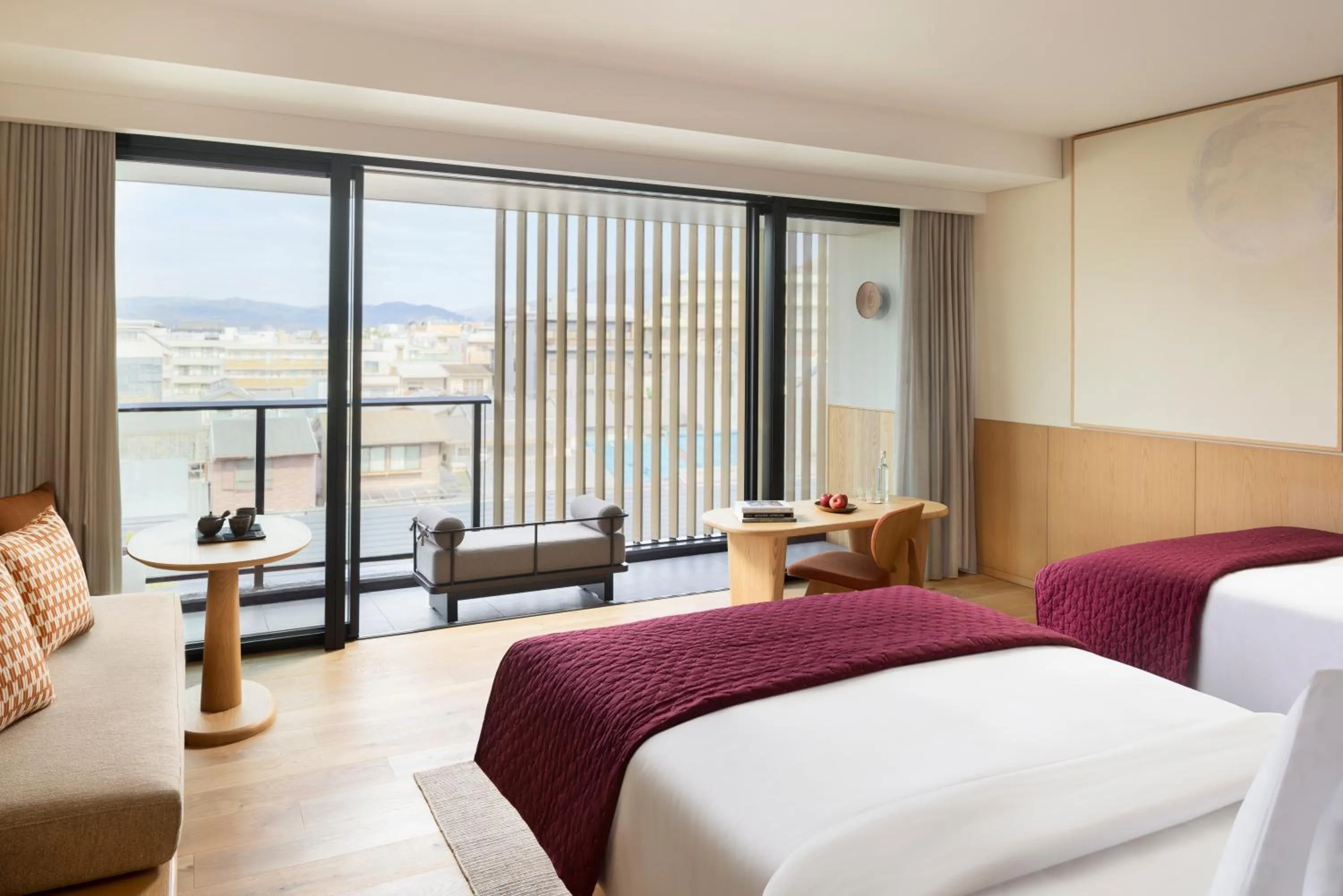 Bed in Six Senses Kyoto