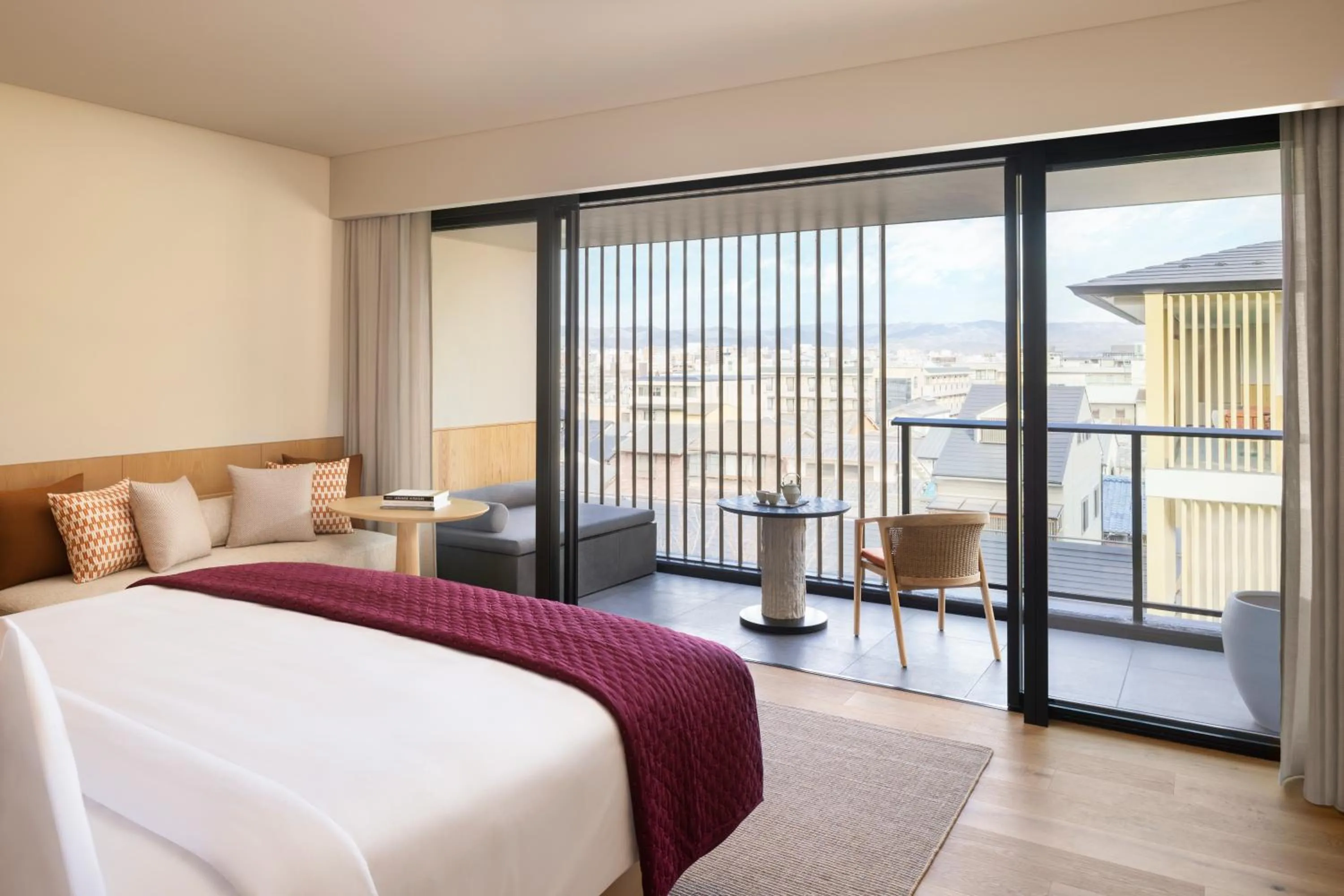 Bed in Six Senses Kyoto