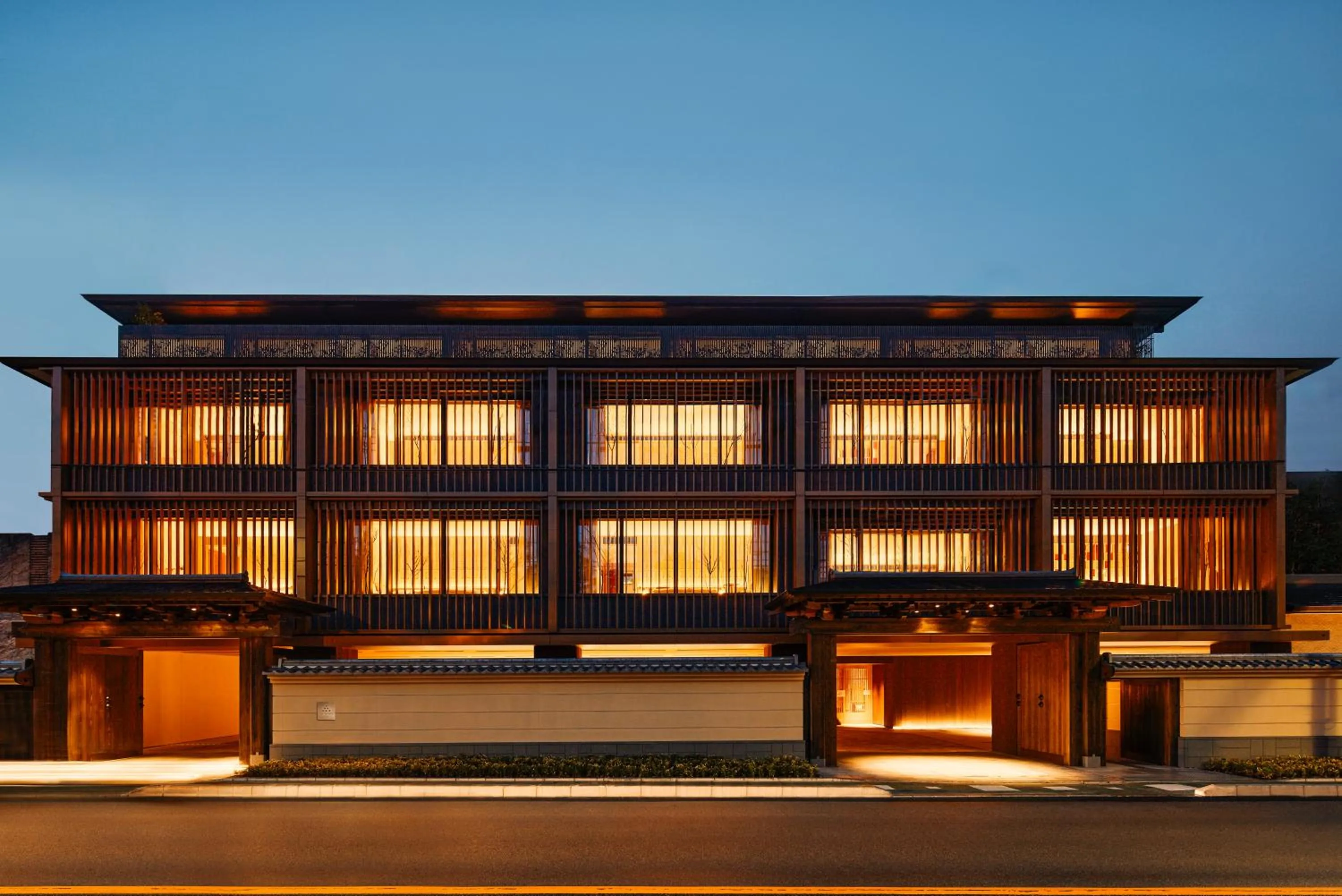 Facade/entrance in Six Senses Kyoto
