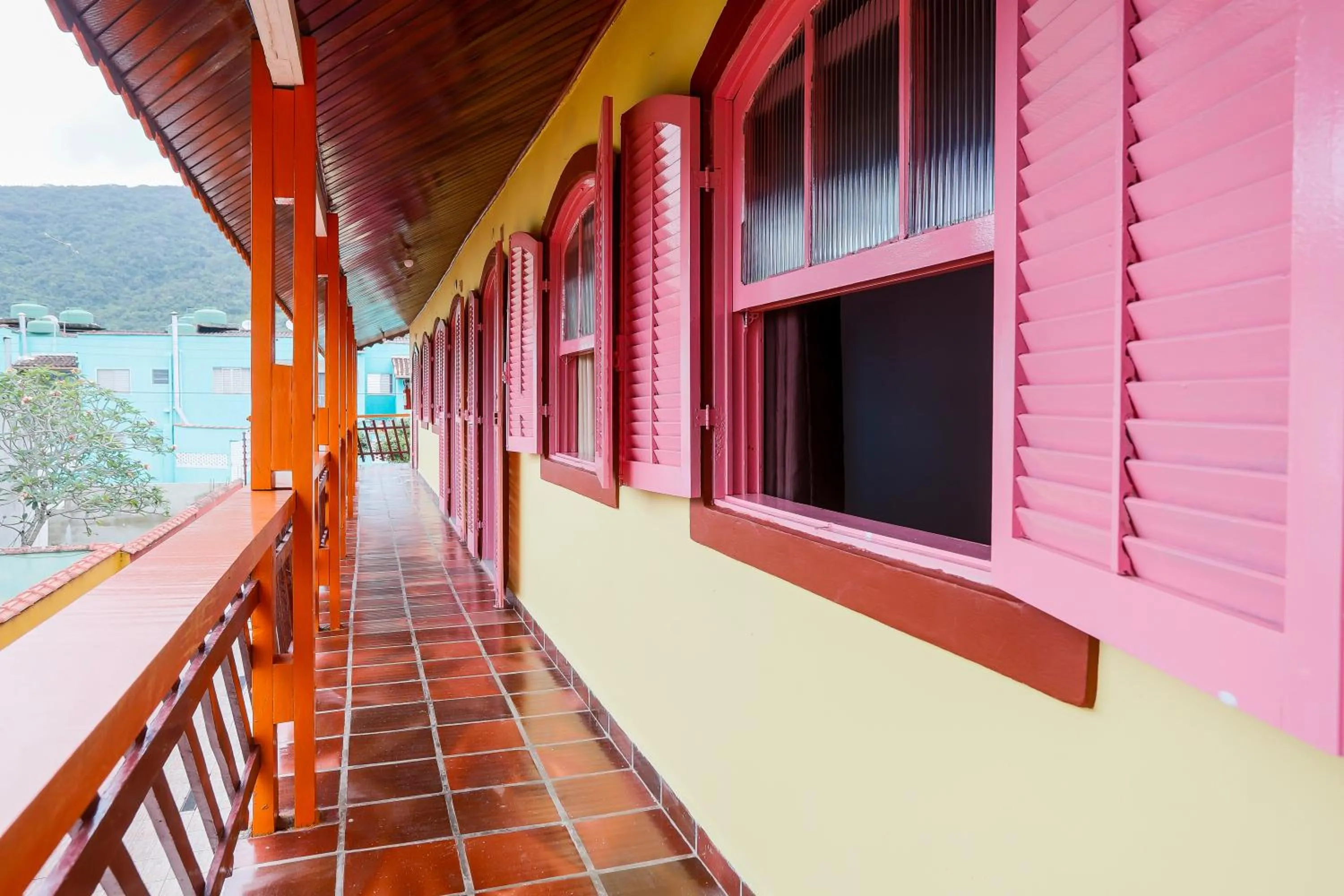 Balcony/Terrace in Pousada Gaivotas de Maranduba