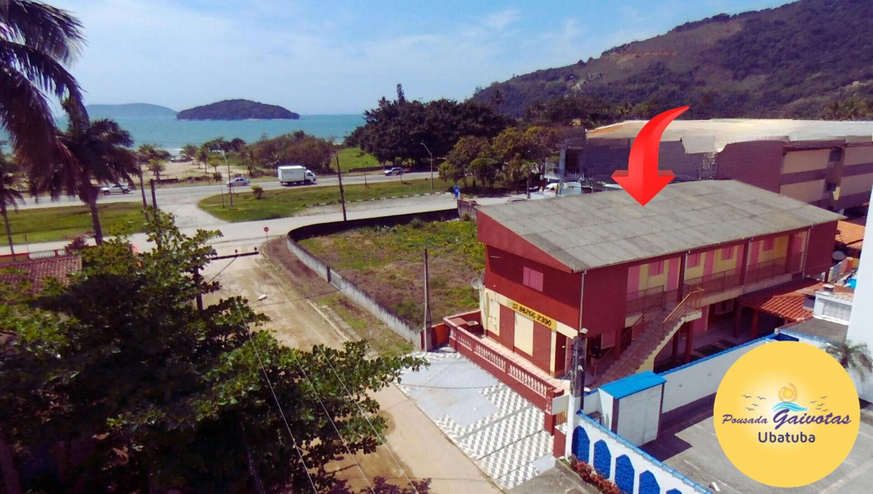 Property building in Pousada Gaivotas de Maranduba