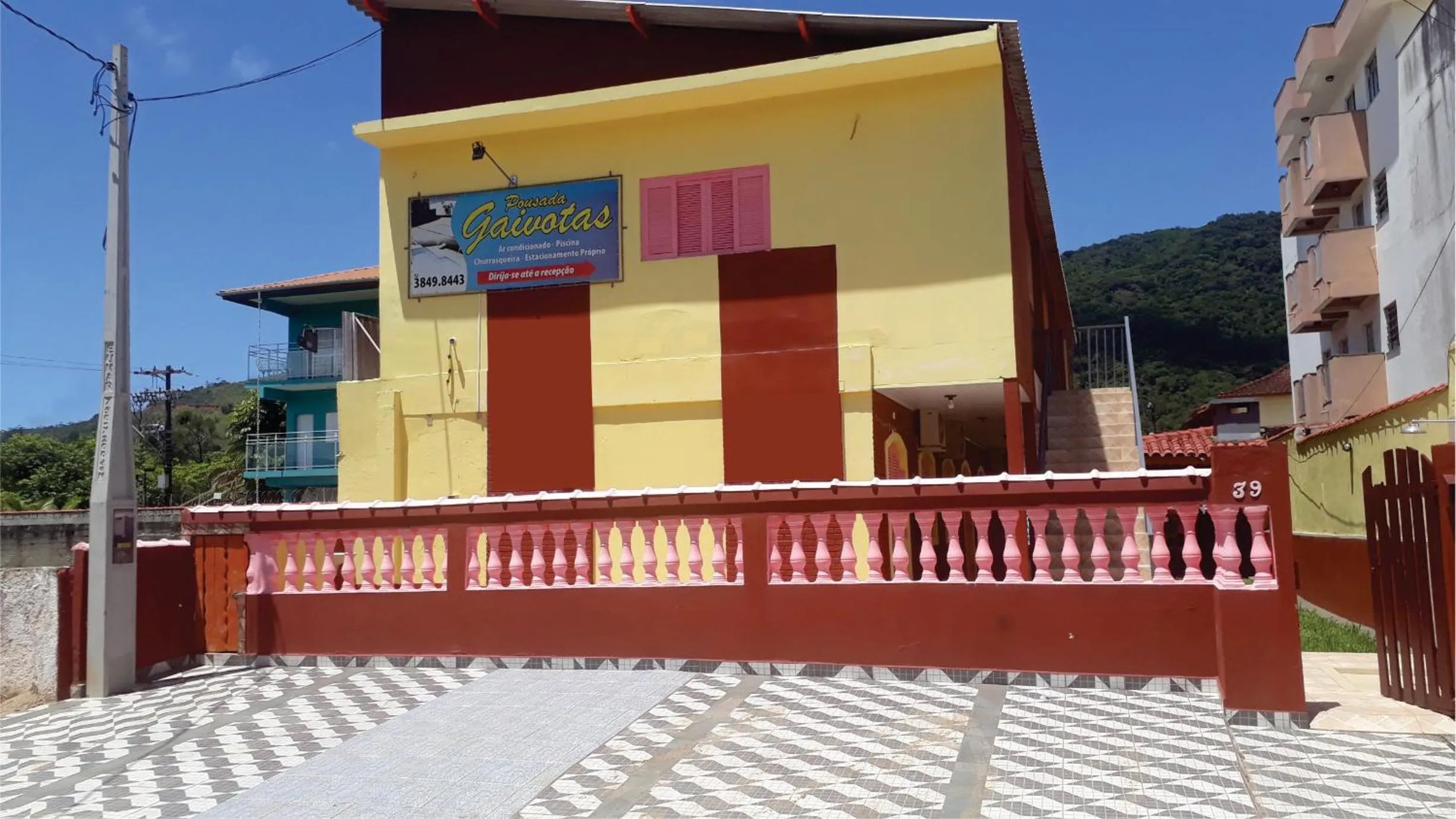 Property building in Pousada Gaivotas de Maranduba