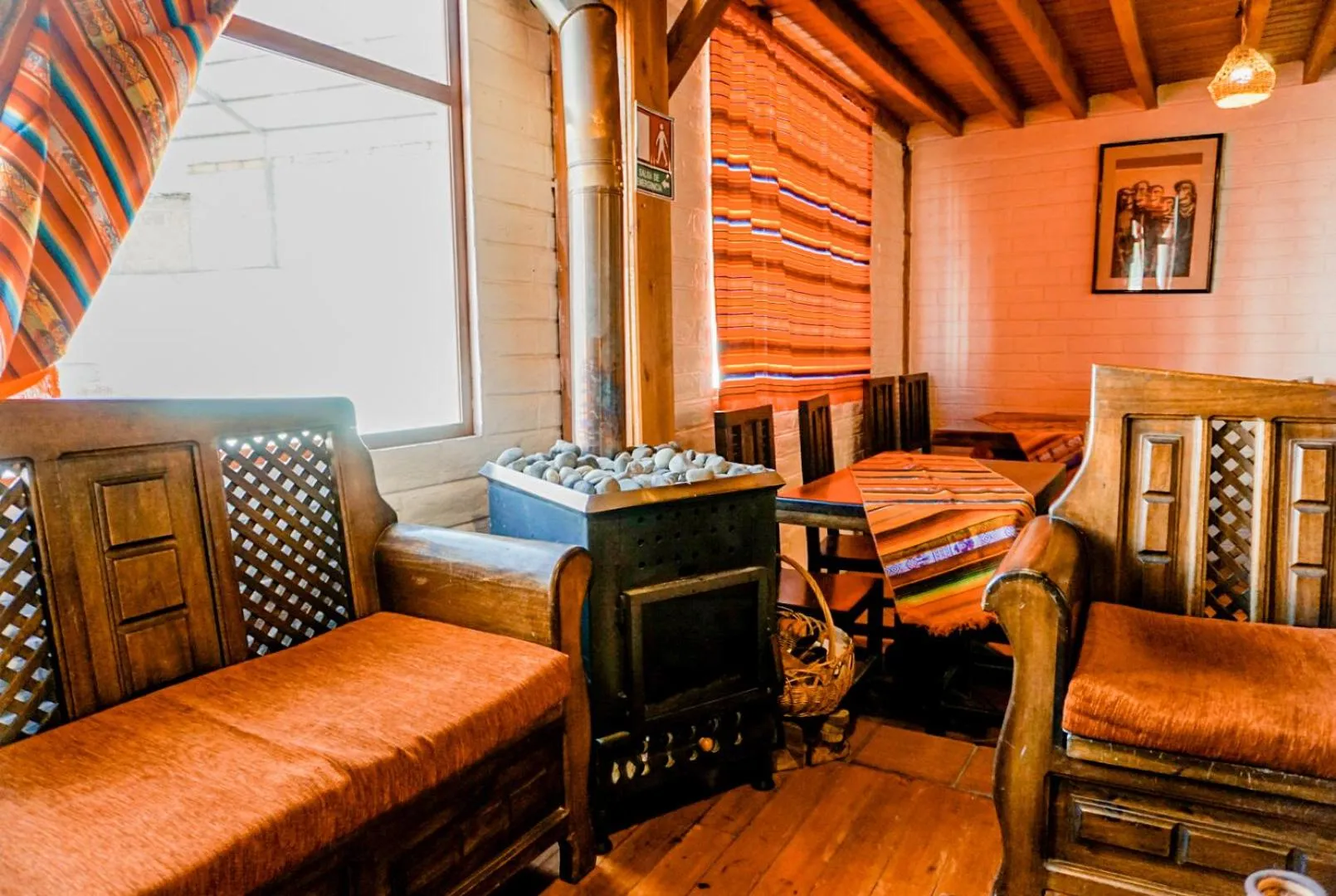 fireplace in Chuza Longa Home