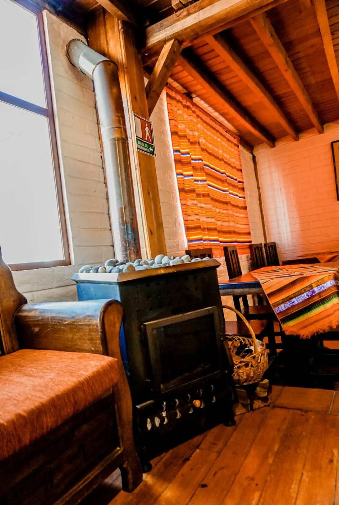 fireplace in Chuza Longa Home