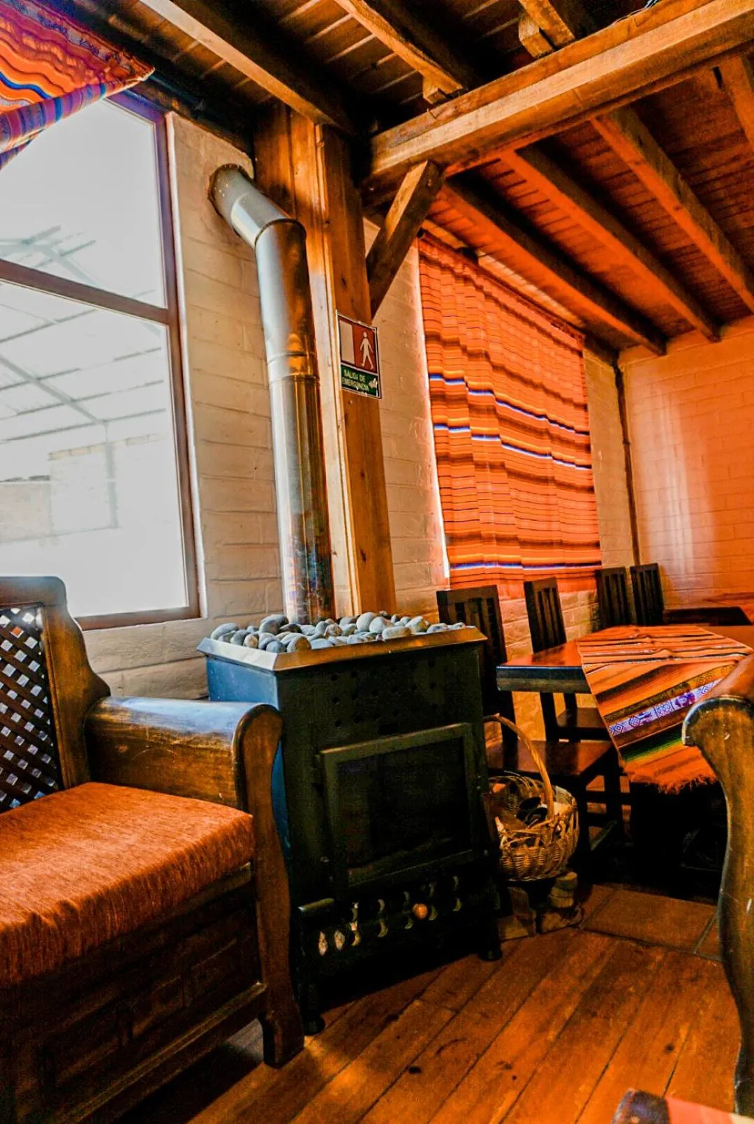 fireplace in Chuza Longa Home