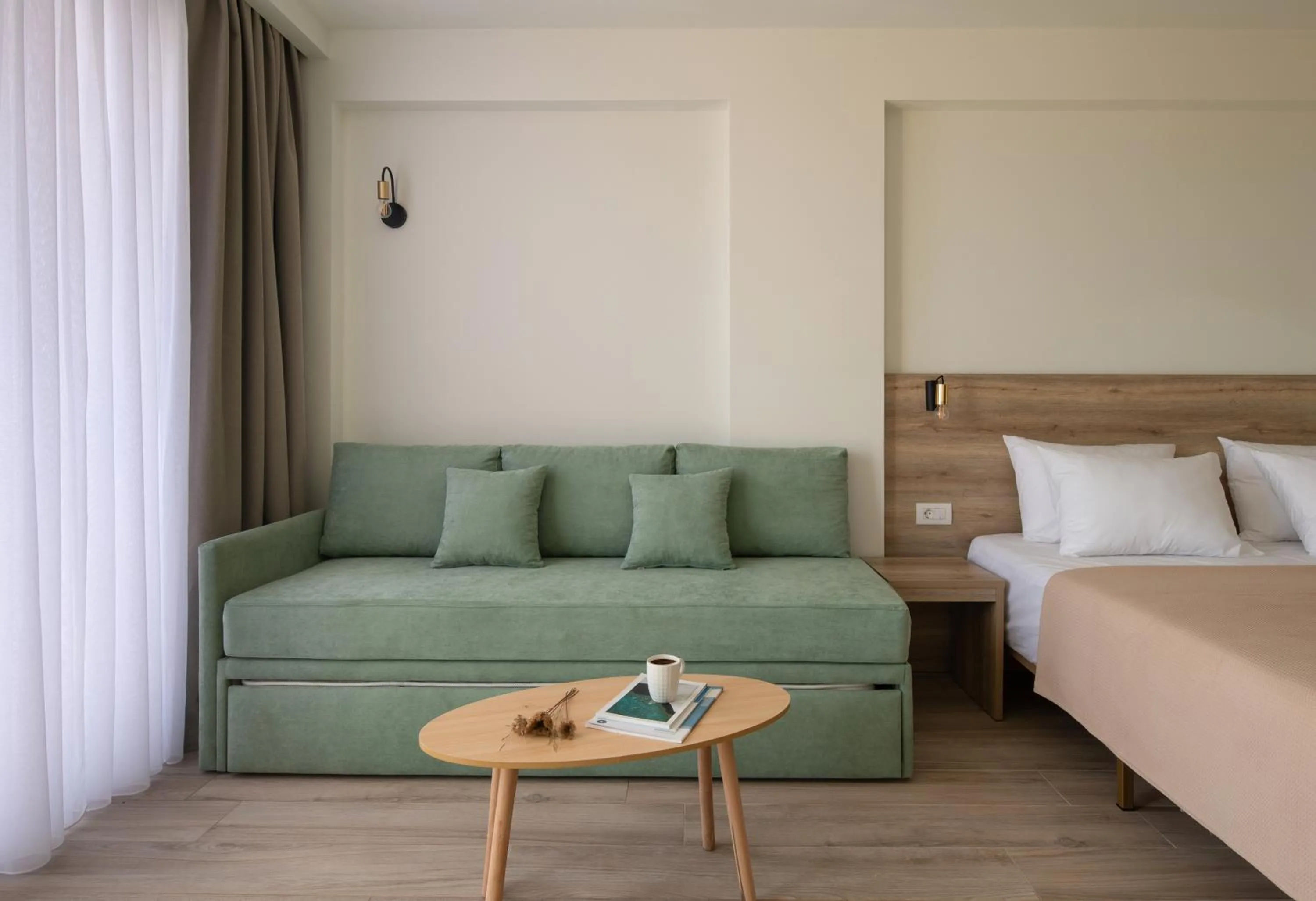 Photo of the whole room, Bed in Aetherion Studios & Suites