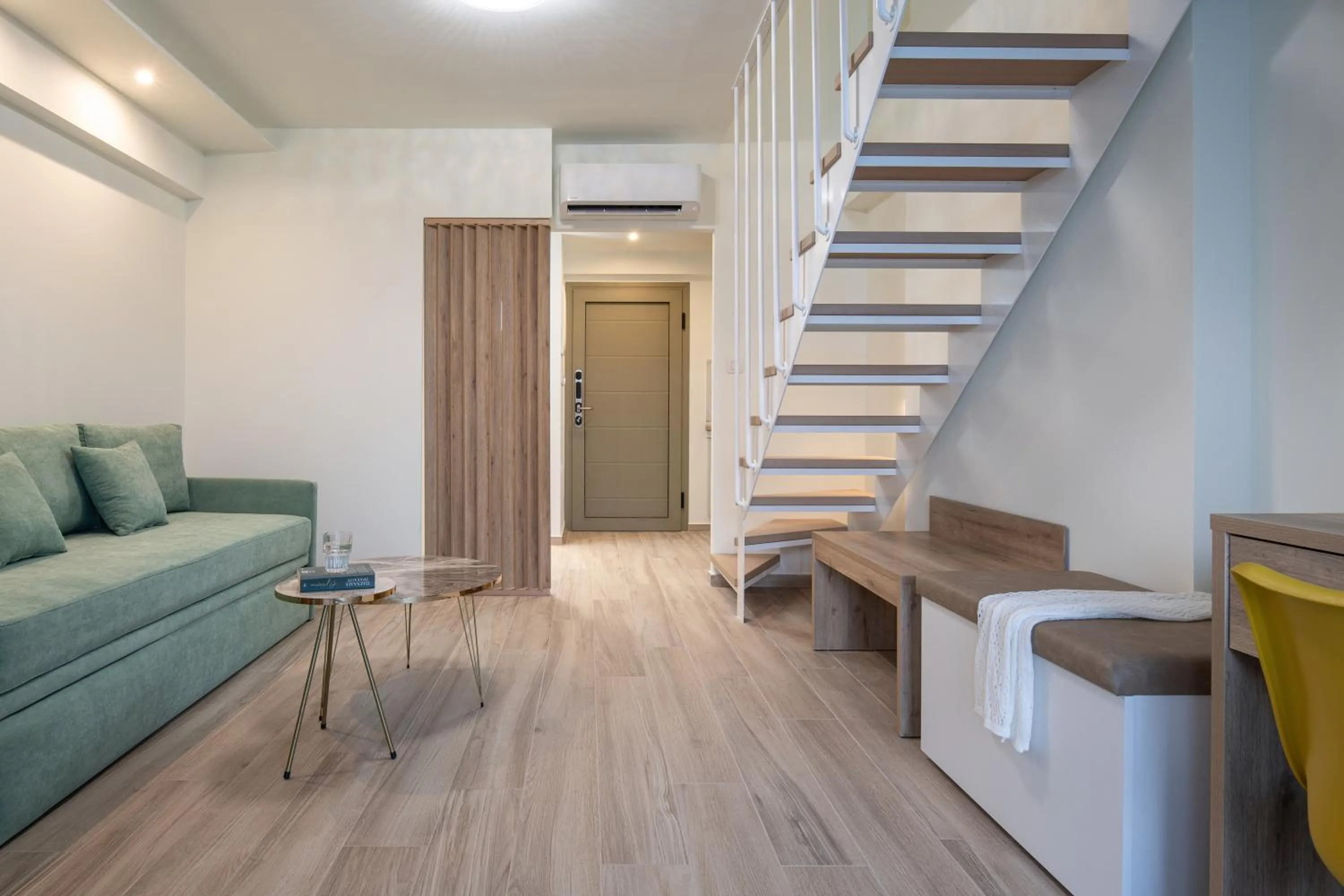 Living room in Aetherion Studios & Suites