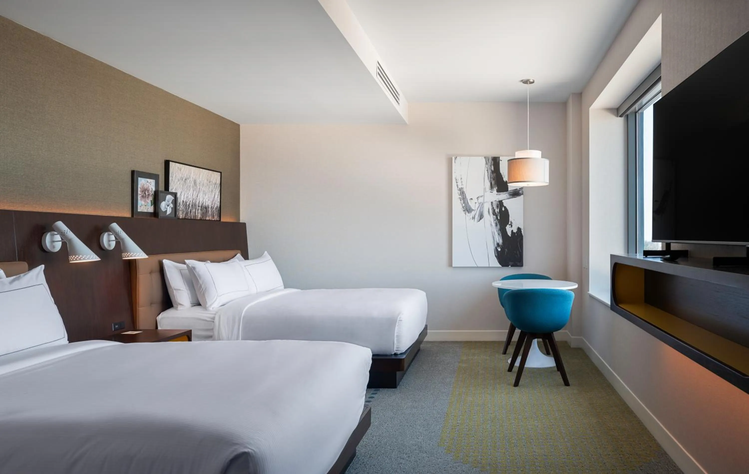 Bed in Hilton Buena Park Anaheim