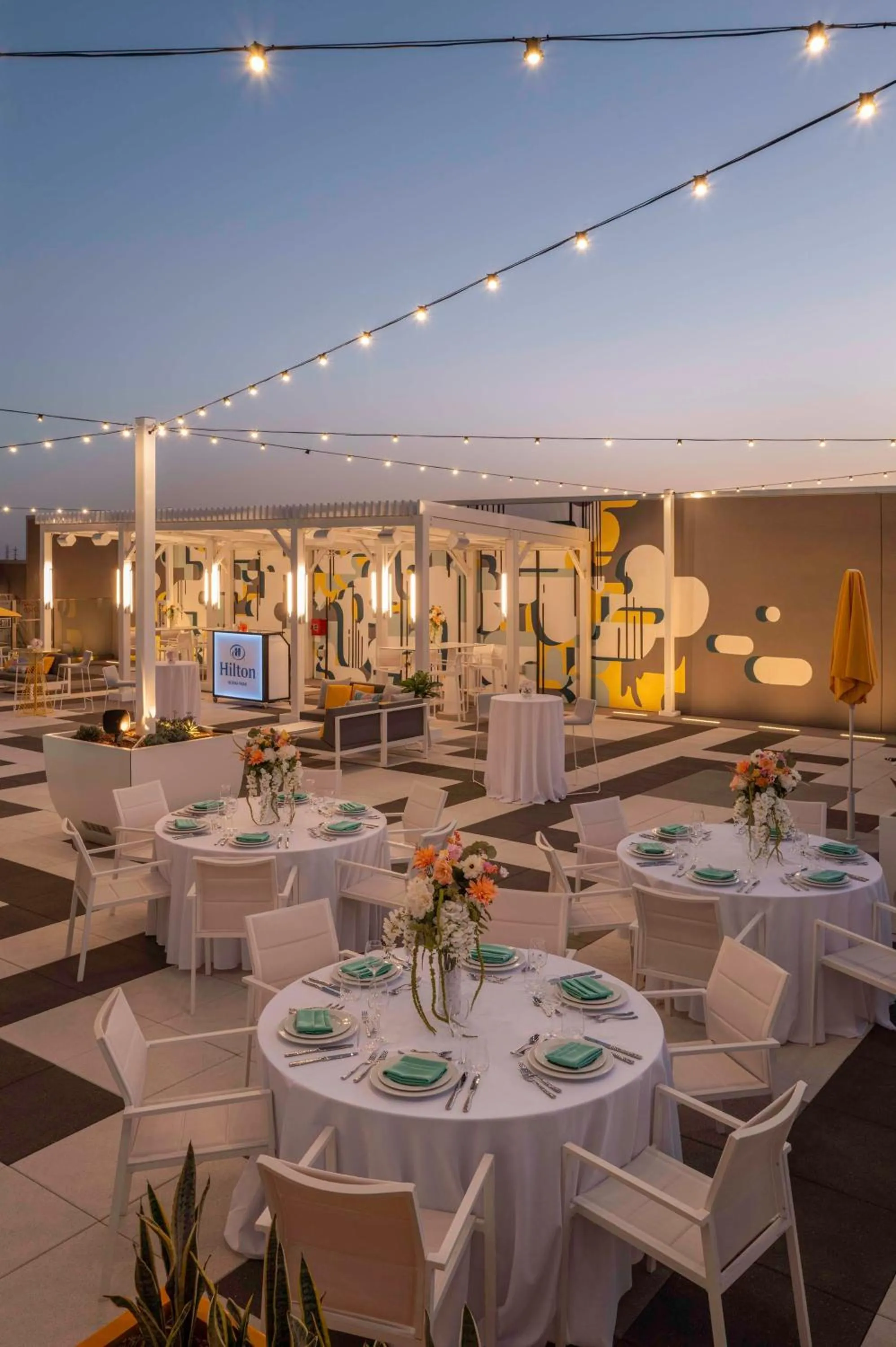 Patio in Hilton Buena Park Anaheim