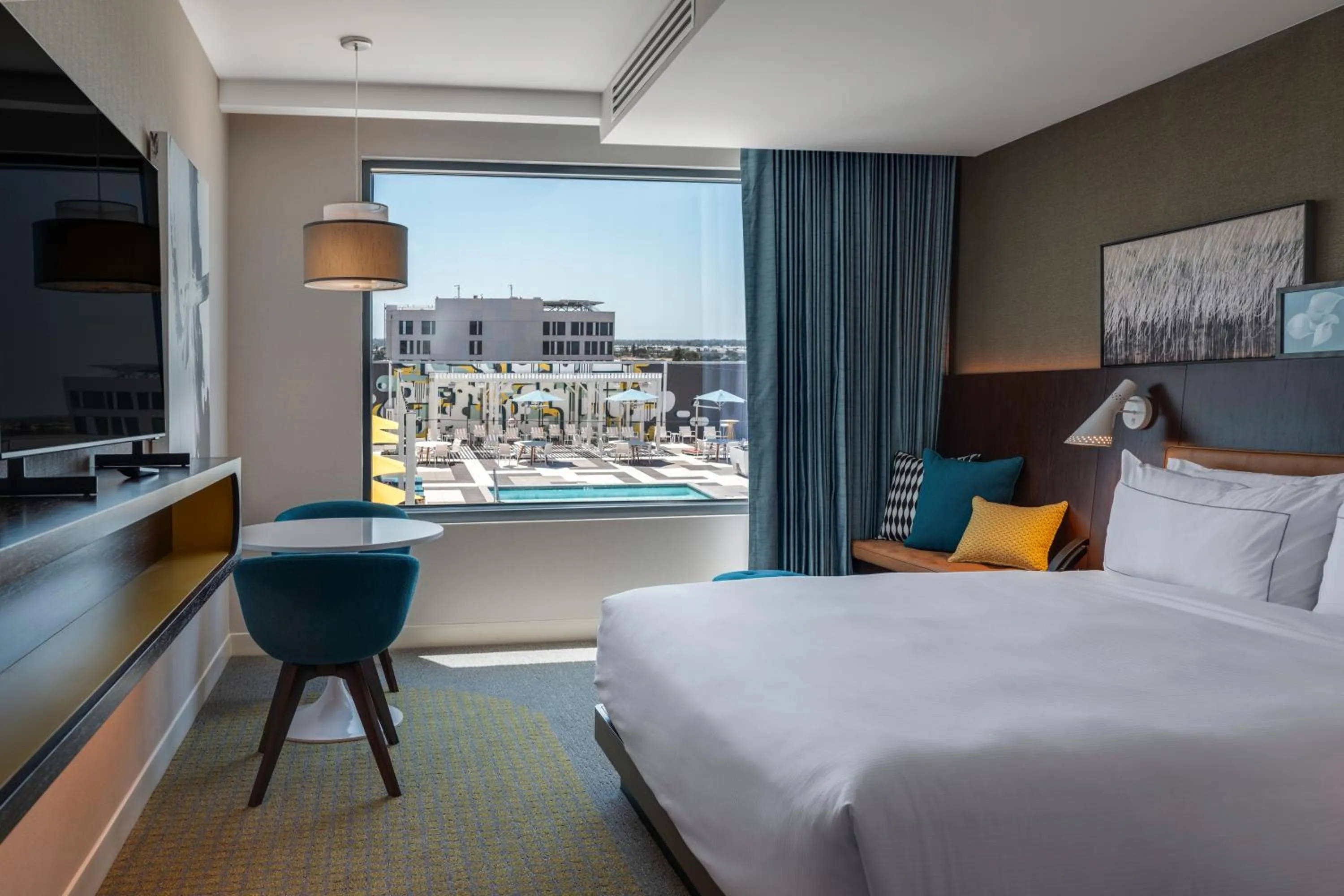 Bedroom, Bed in Hilton Buena Park Anaheim