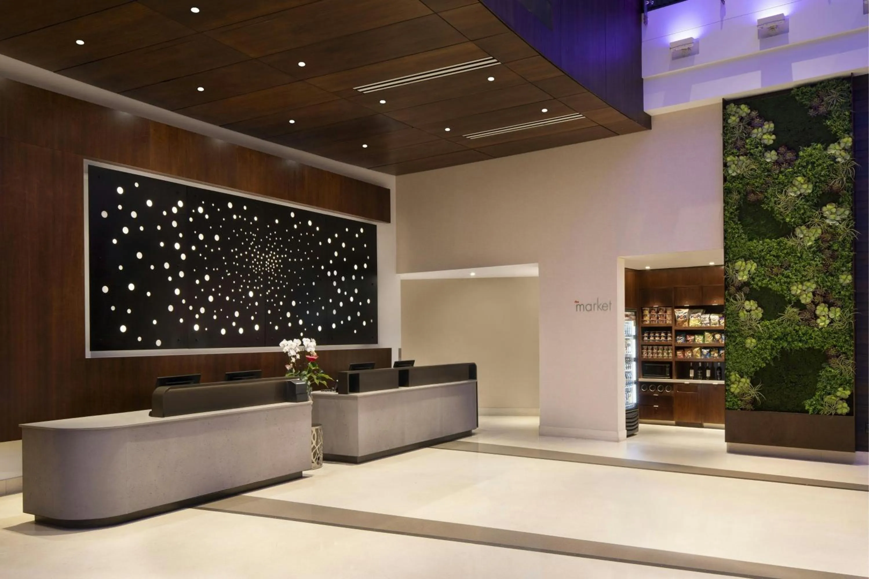 Lobby or reception in Courtyard by Marriott Los Angeles L.A. LIVE