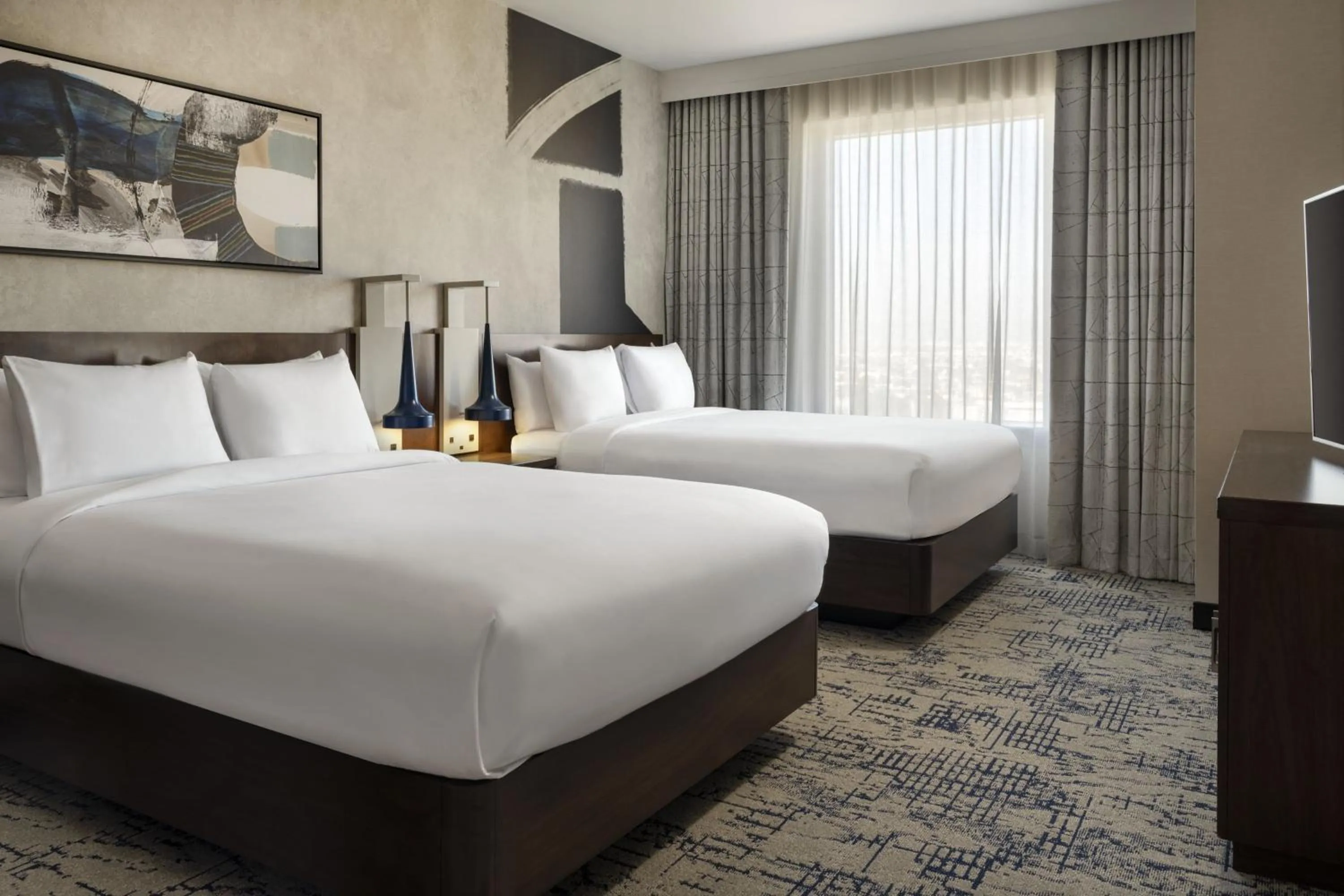 Bedroom, Bed in Residence Inn by Marriott Los Angeles L.A. LIVE