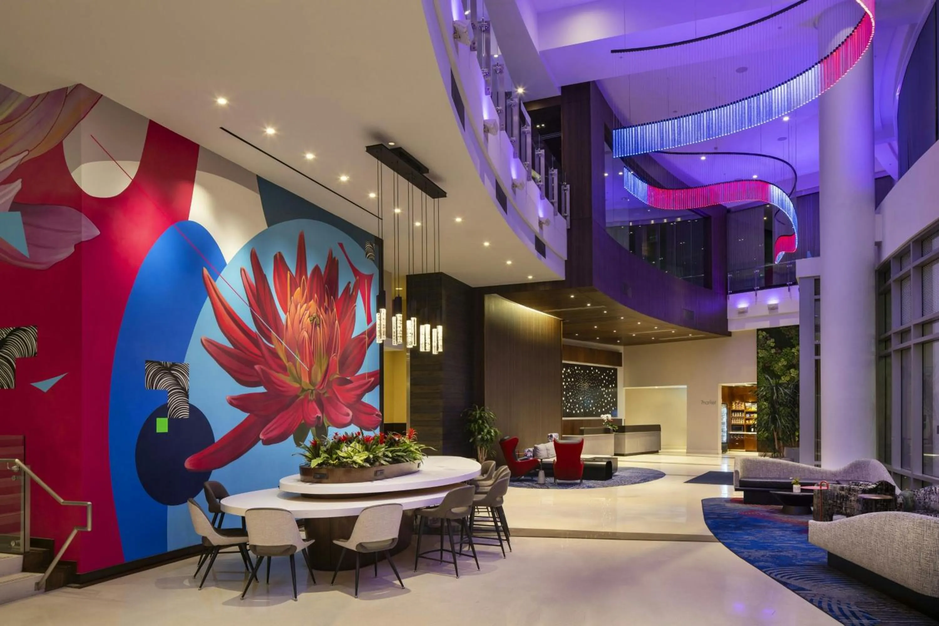 Lobby or reception in Residence Inn by Marriott Los Angeles L.A. LIVE