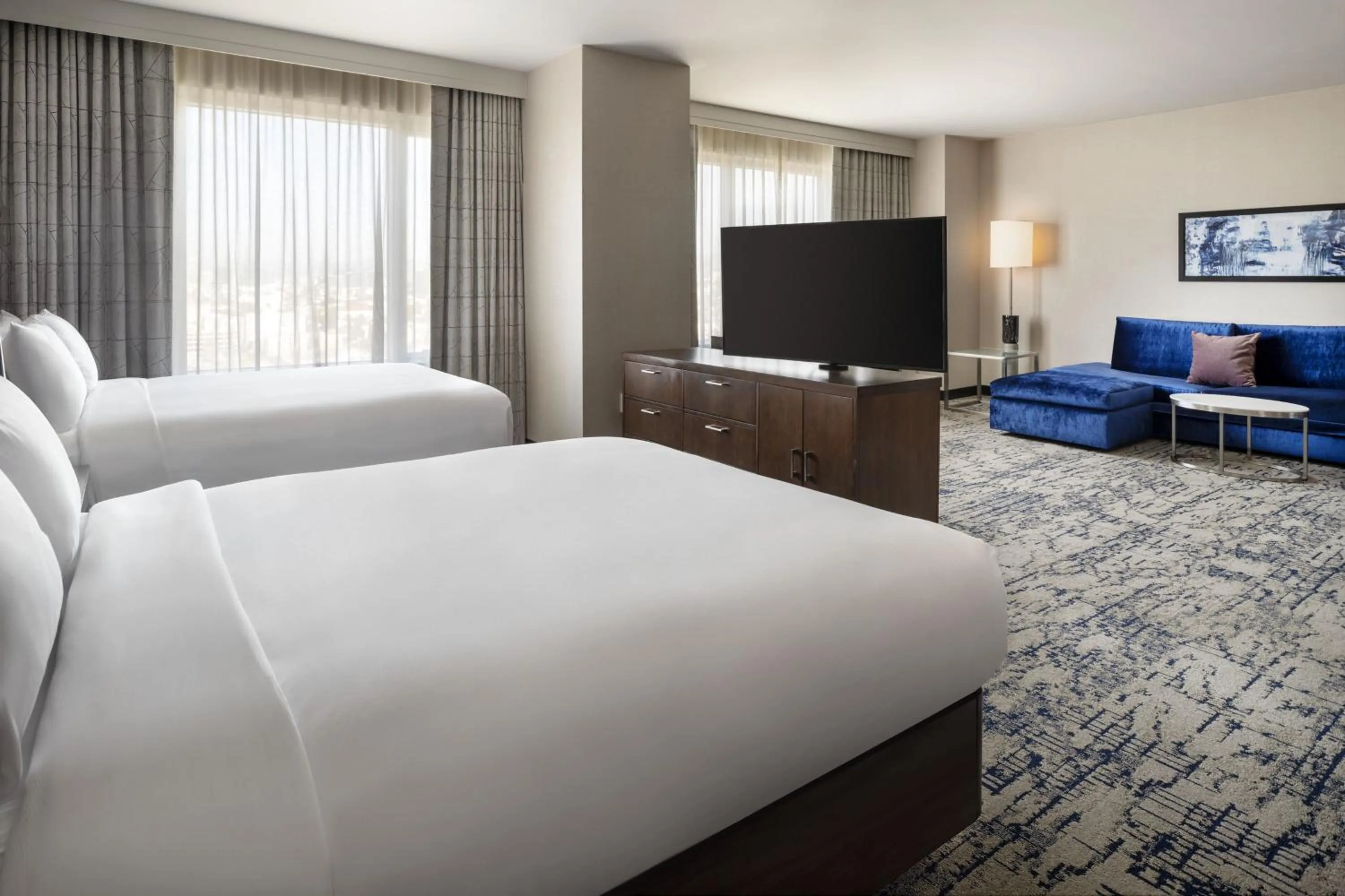 Bedroom, Bed in Residence Inn by Marriott Los Angeles L.A. LIVE