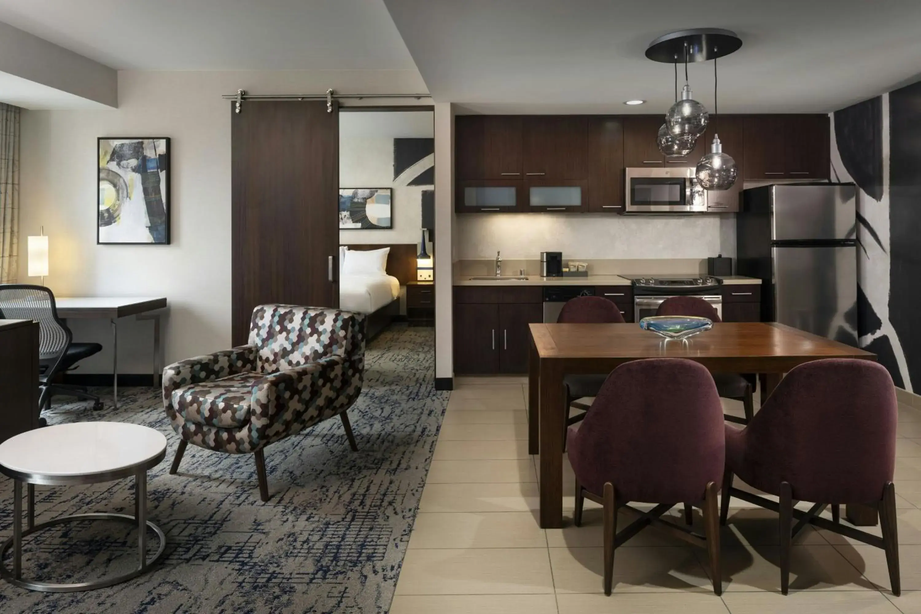 Two-Bedroom Suite in Residence Inn by Marriott Los Angeles L.A. LIVE Two-Bedroom Suite in Residence Inn by Marriott Los Angeles L.A. LIVE