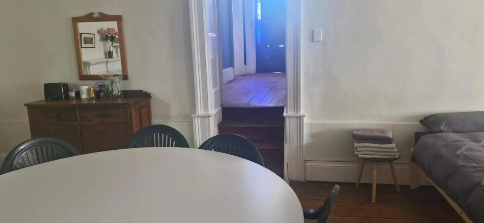 Dining area in The Cock House