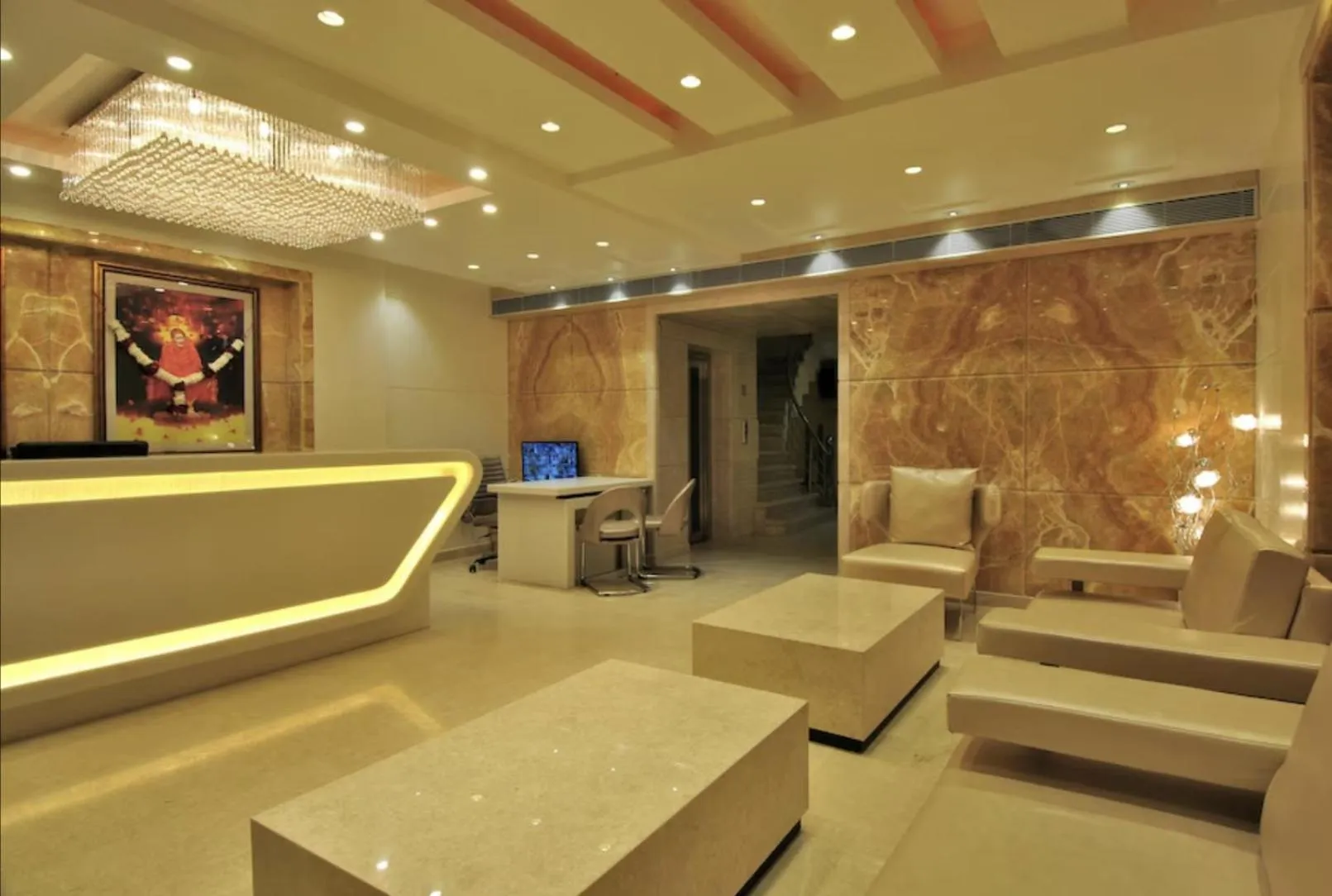 Seating area in Hotel Sai Miracle - New Delhi