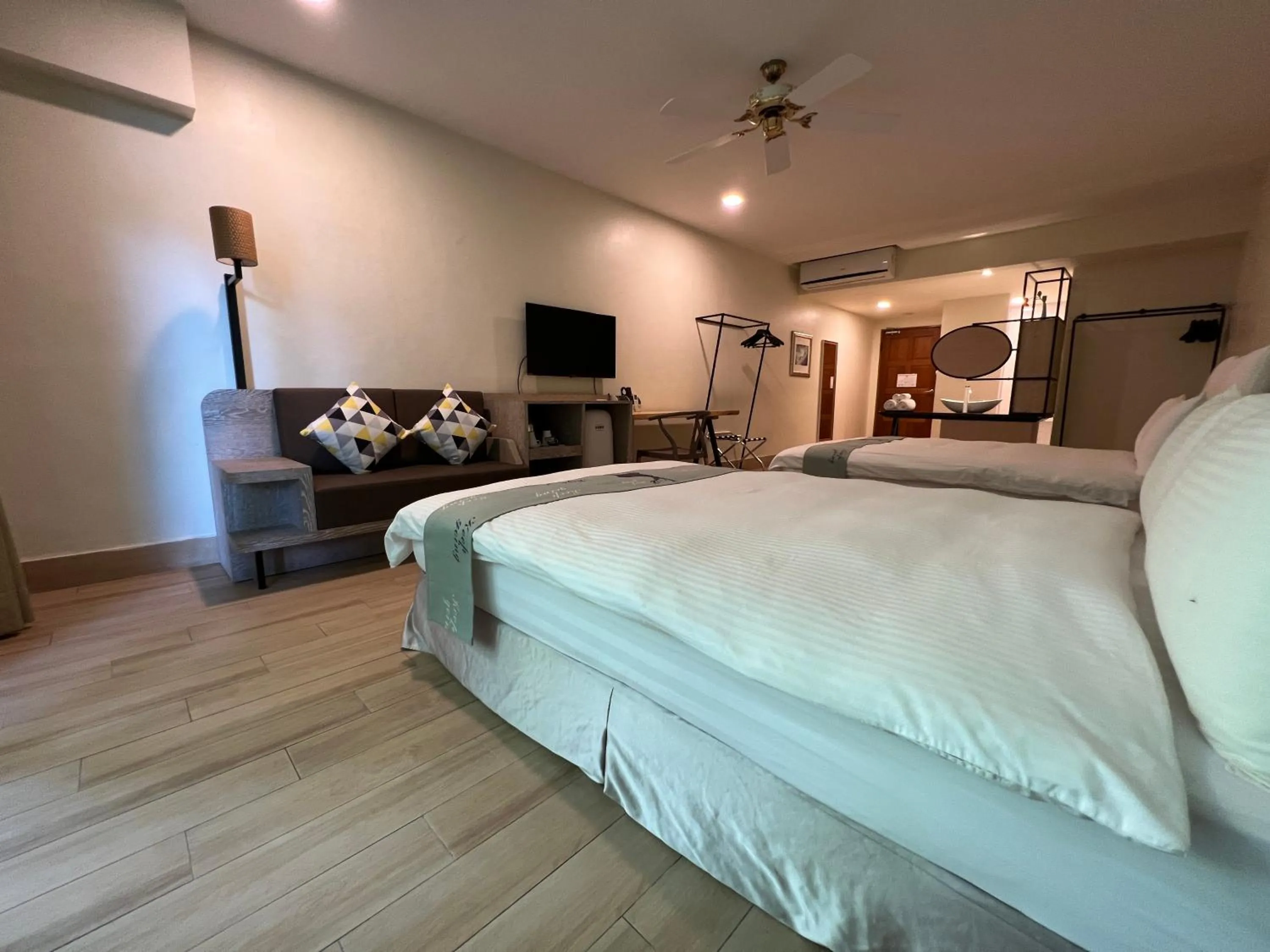 Photo of the whole room, Bed in Sea Passion Hotel