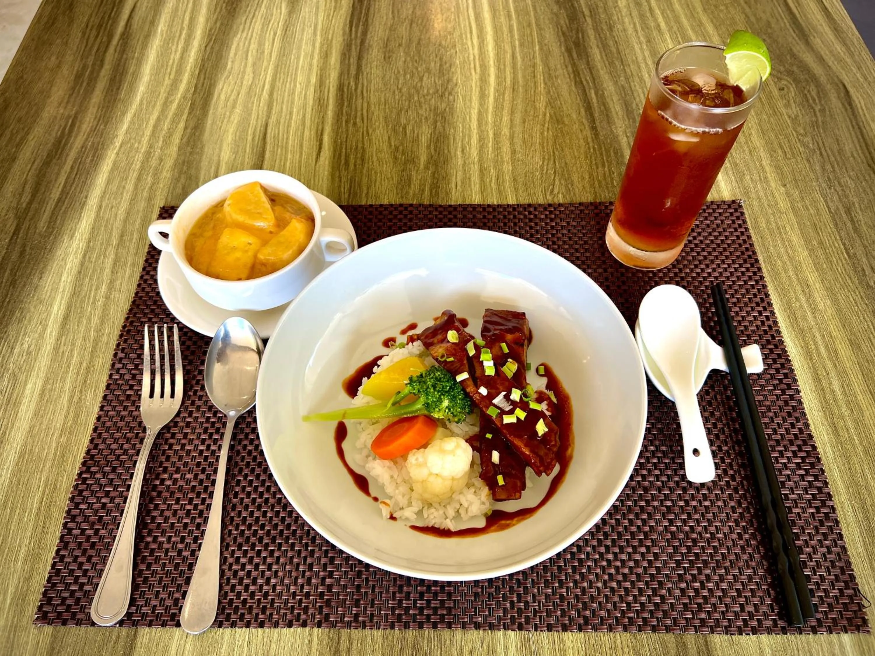 Food close-up in Sea Passion Hotel