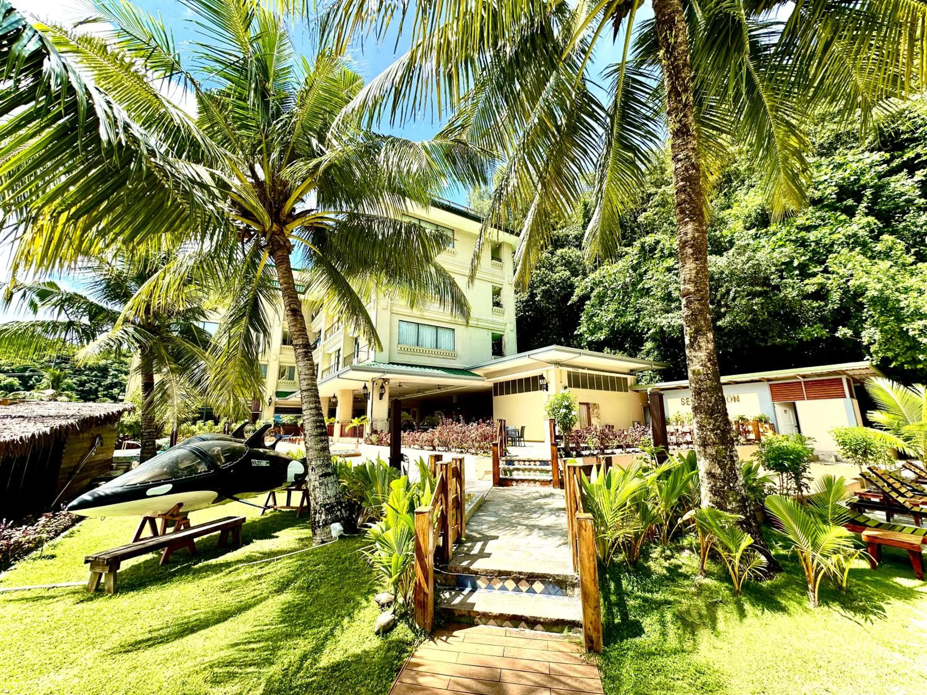 Garden view in Sea Passion Hotel