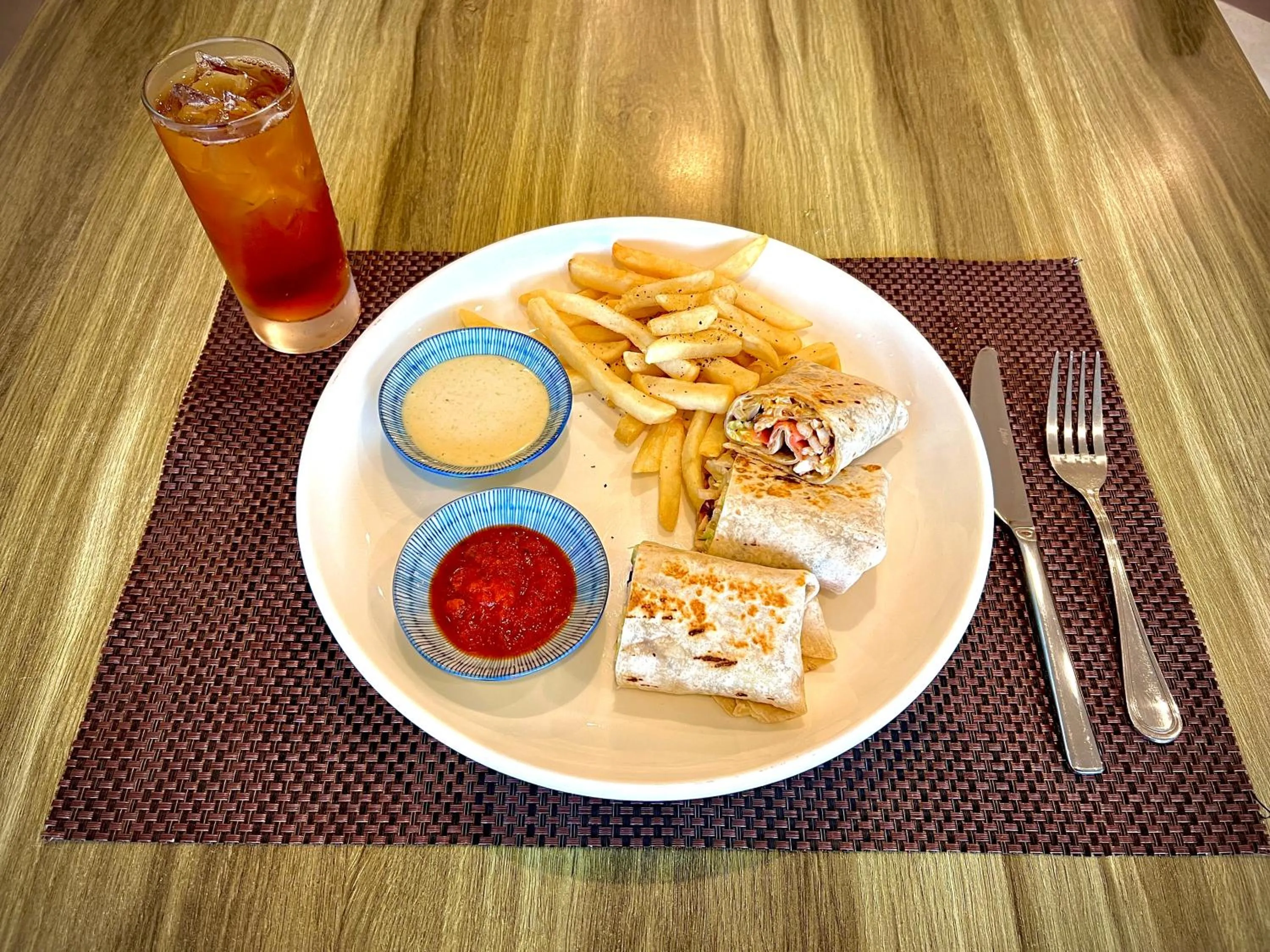 Food close-up in Sea Passion Hotel
