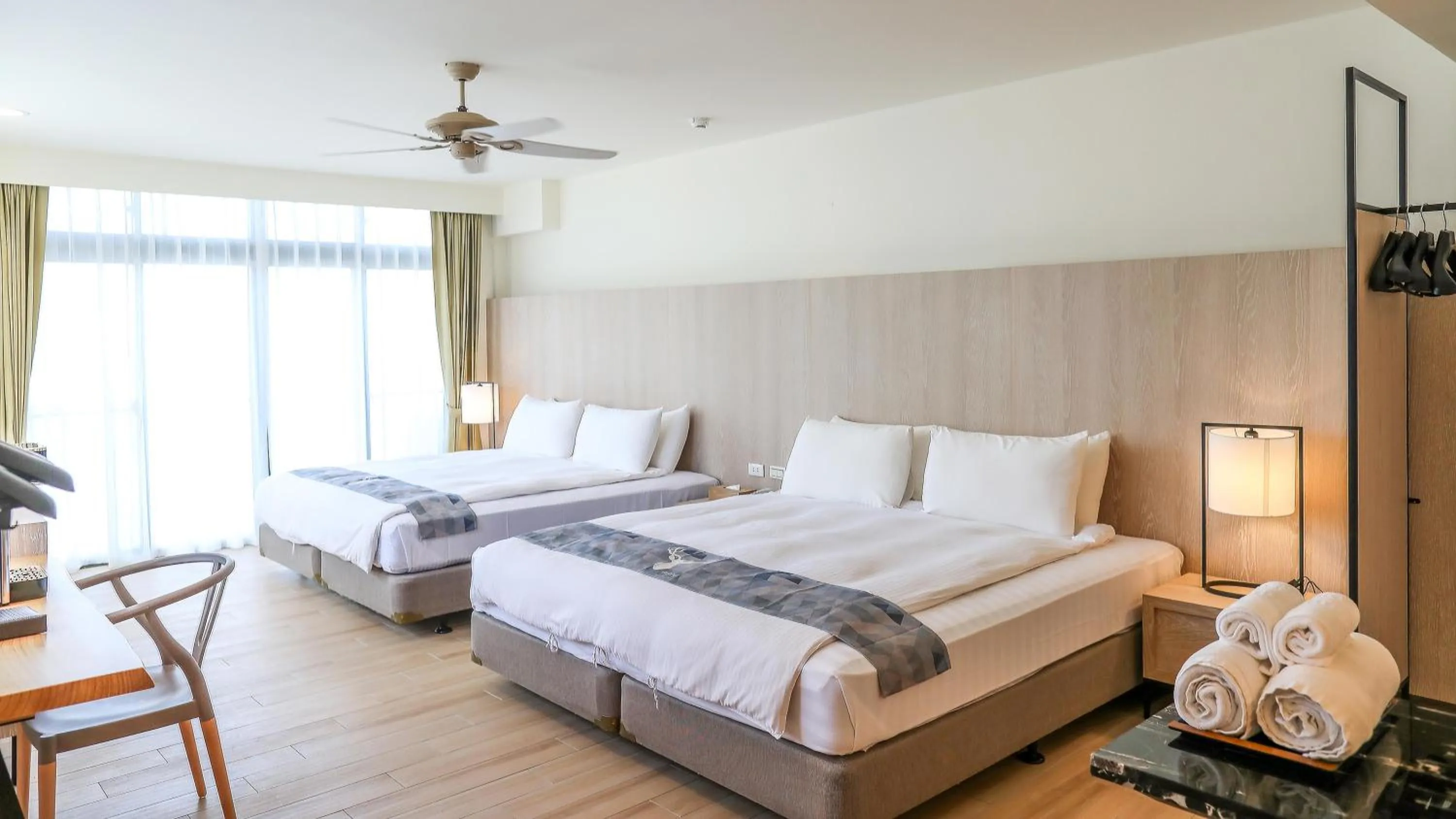 Photo of the whole room, Bed in Sea Passion Hotel