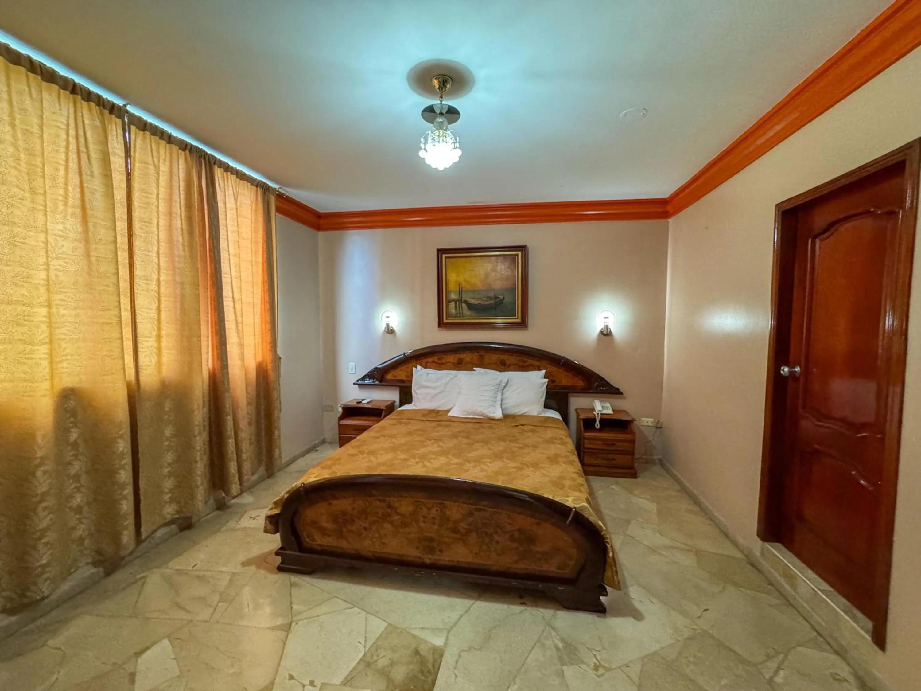 Bed in Hotel Bucaneiro