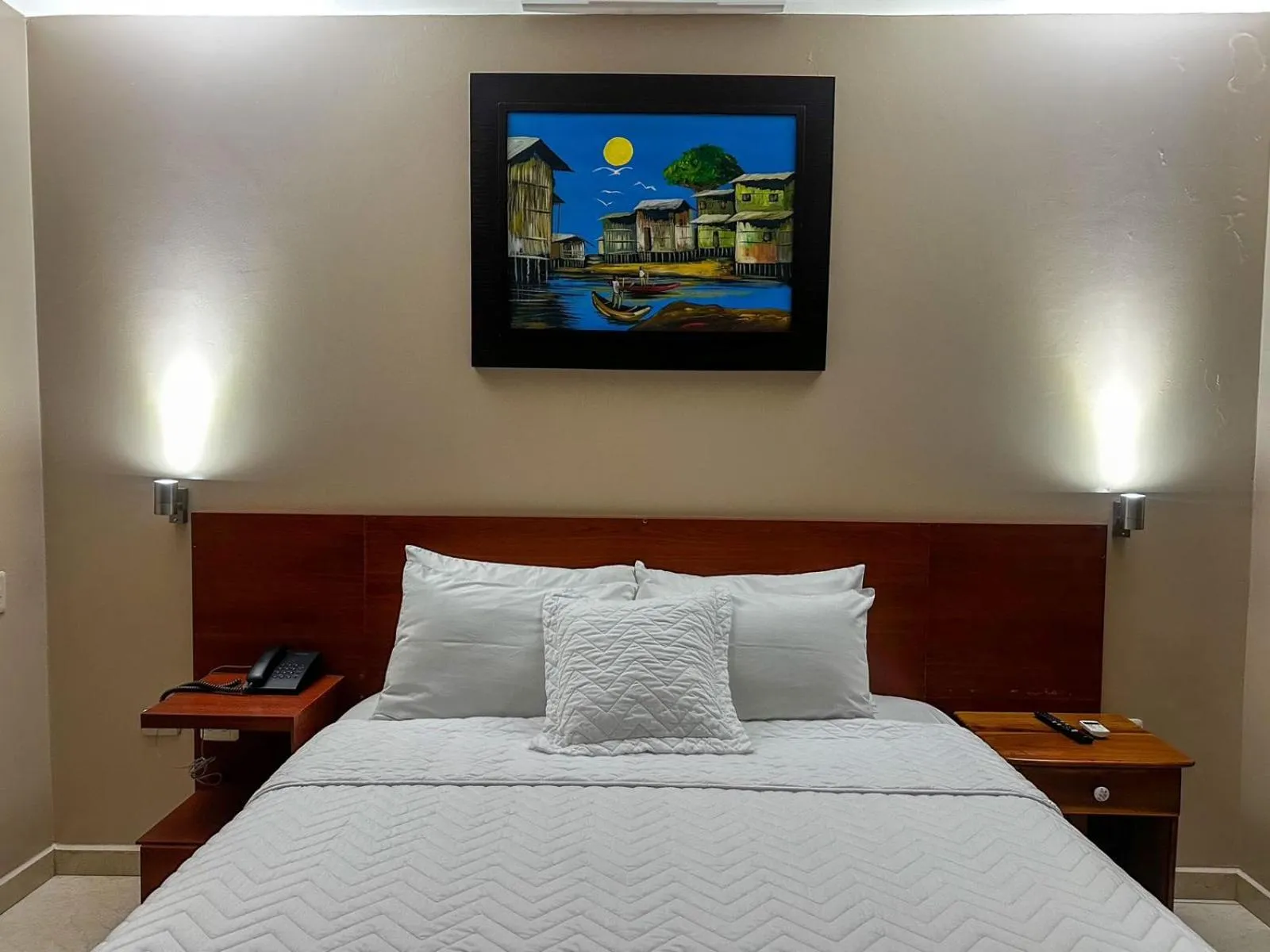 Bed in Hotel Bucaneiro