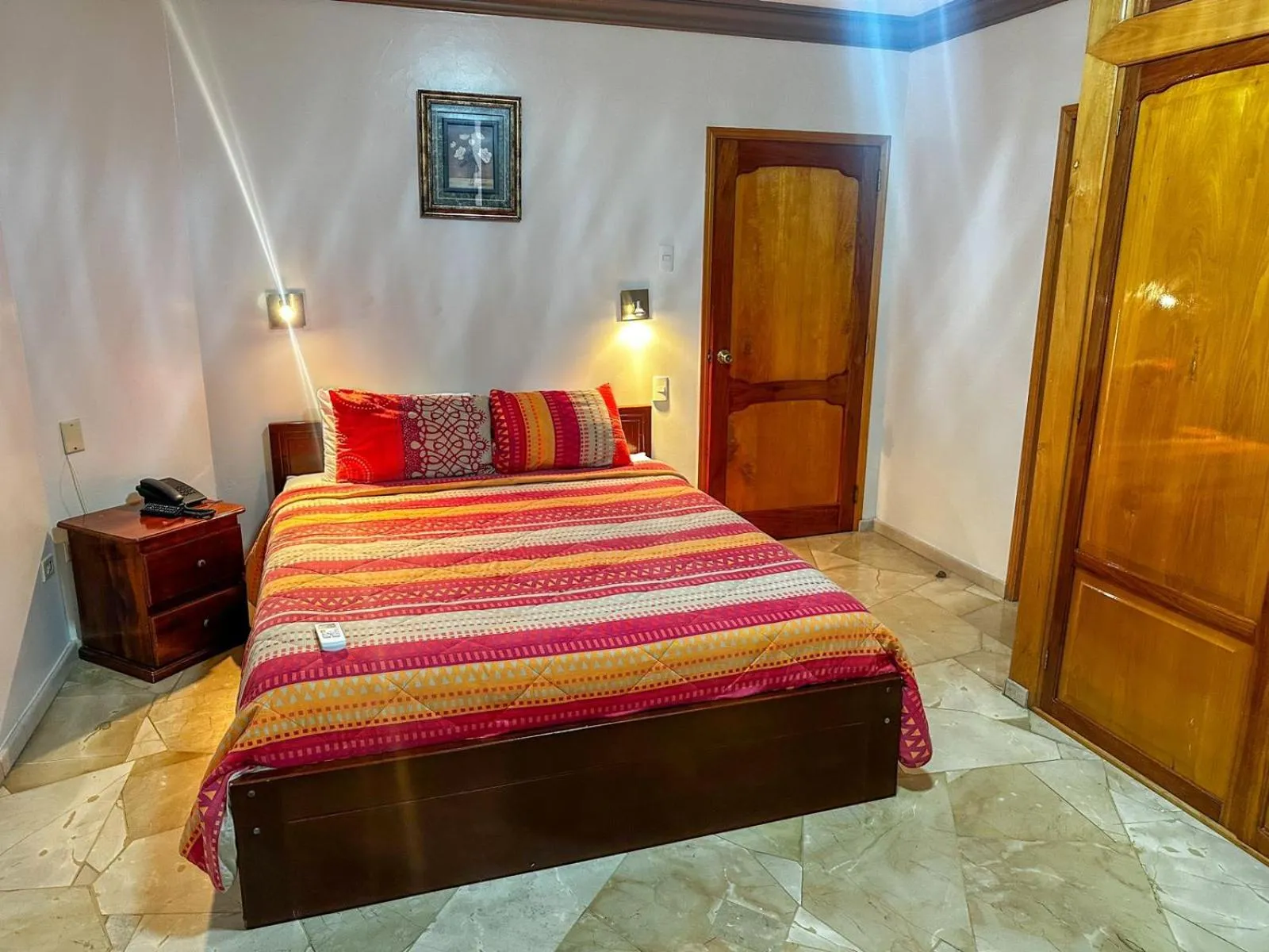 Bed in Hotel Bucaneiro