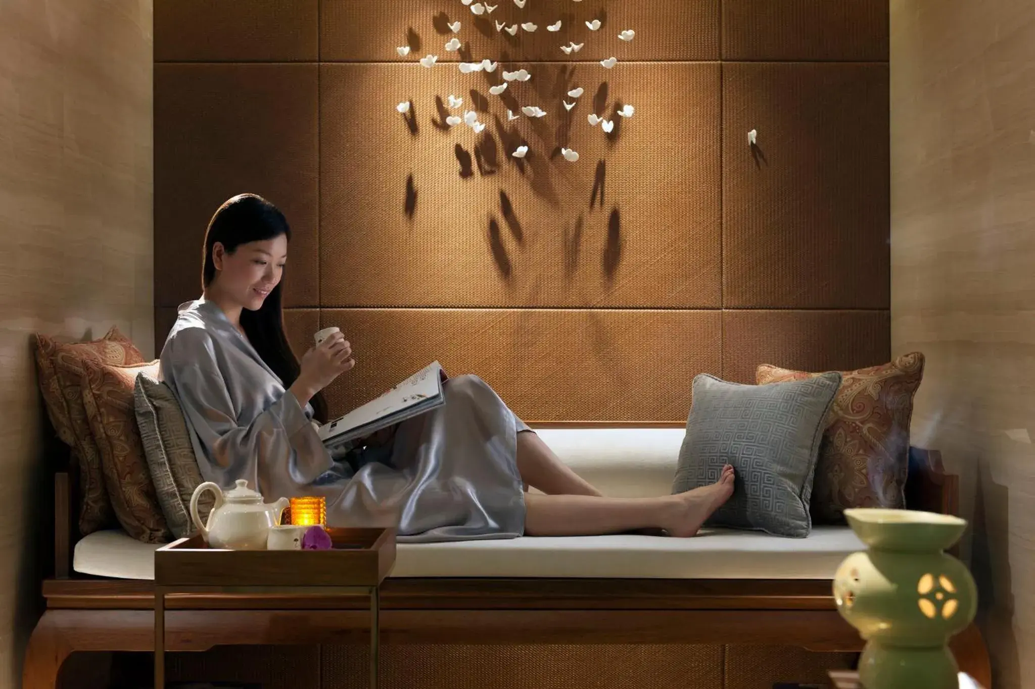 Spa and wellness centre/facilities in Mandarin Oriental Pudong, Shanghai Spa and wellness centre/facilities in Mandarin Oriental Pudong, Shanghai