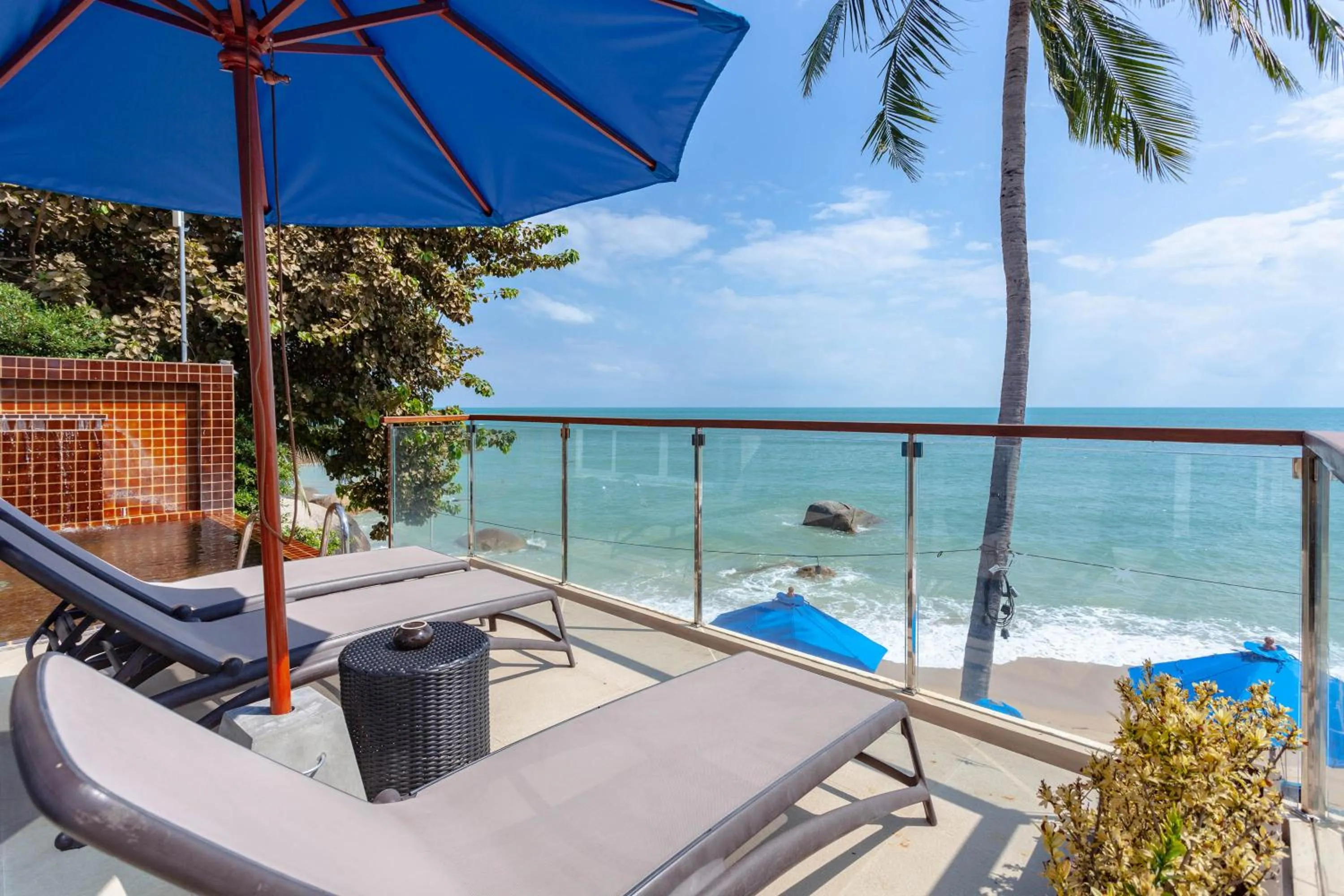 Sea view in Royal Beach Boutique Resort & Spa Koh Samui