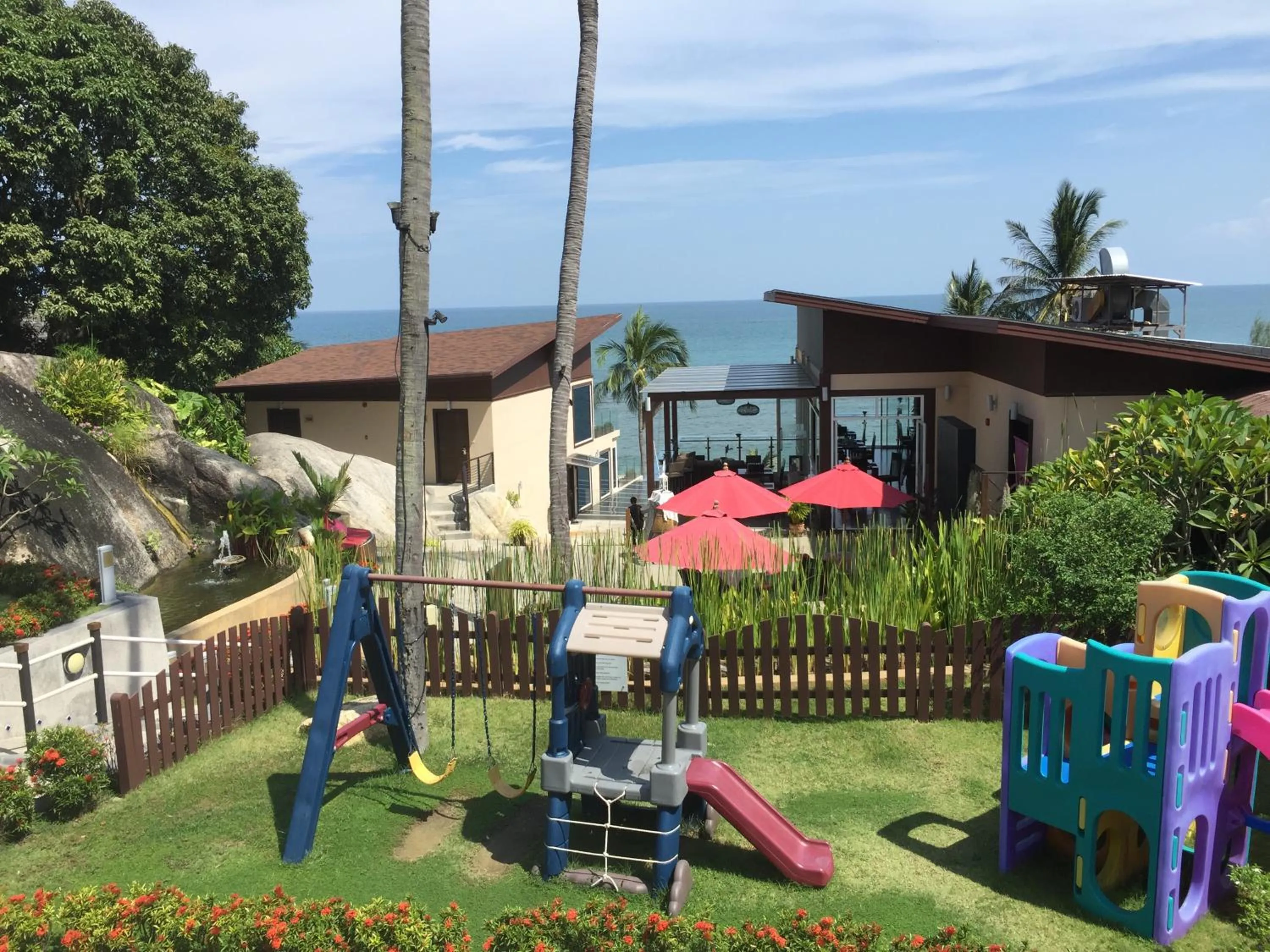 Children play ground in Royal Beach Boutique Resort & Spa Koh Samui