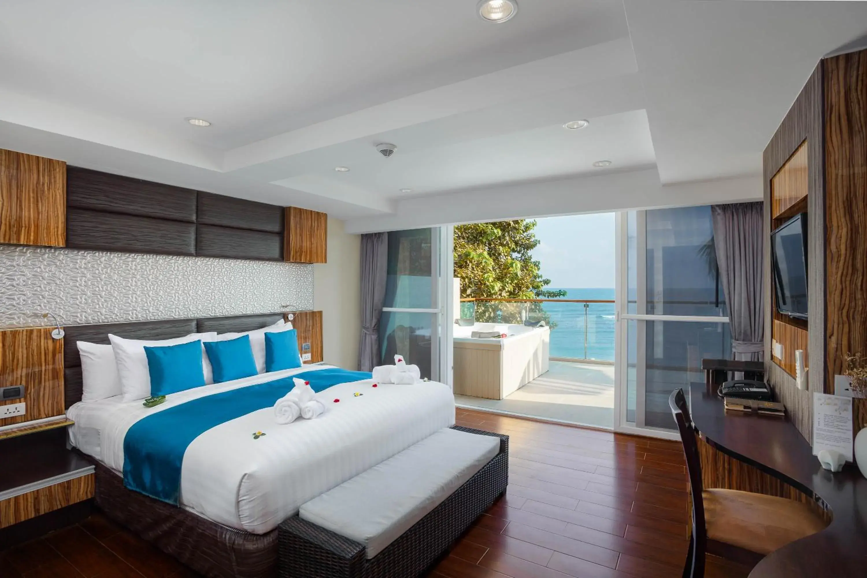 Photo of the whole room, Bed in Royal Beach Boutique Resort & Spa Koh Samui Photo of the whole room, Bed in Royal Beach Boutique Resort & Spa Koh Samui